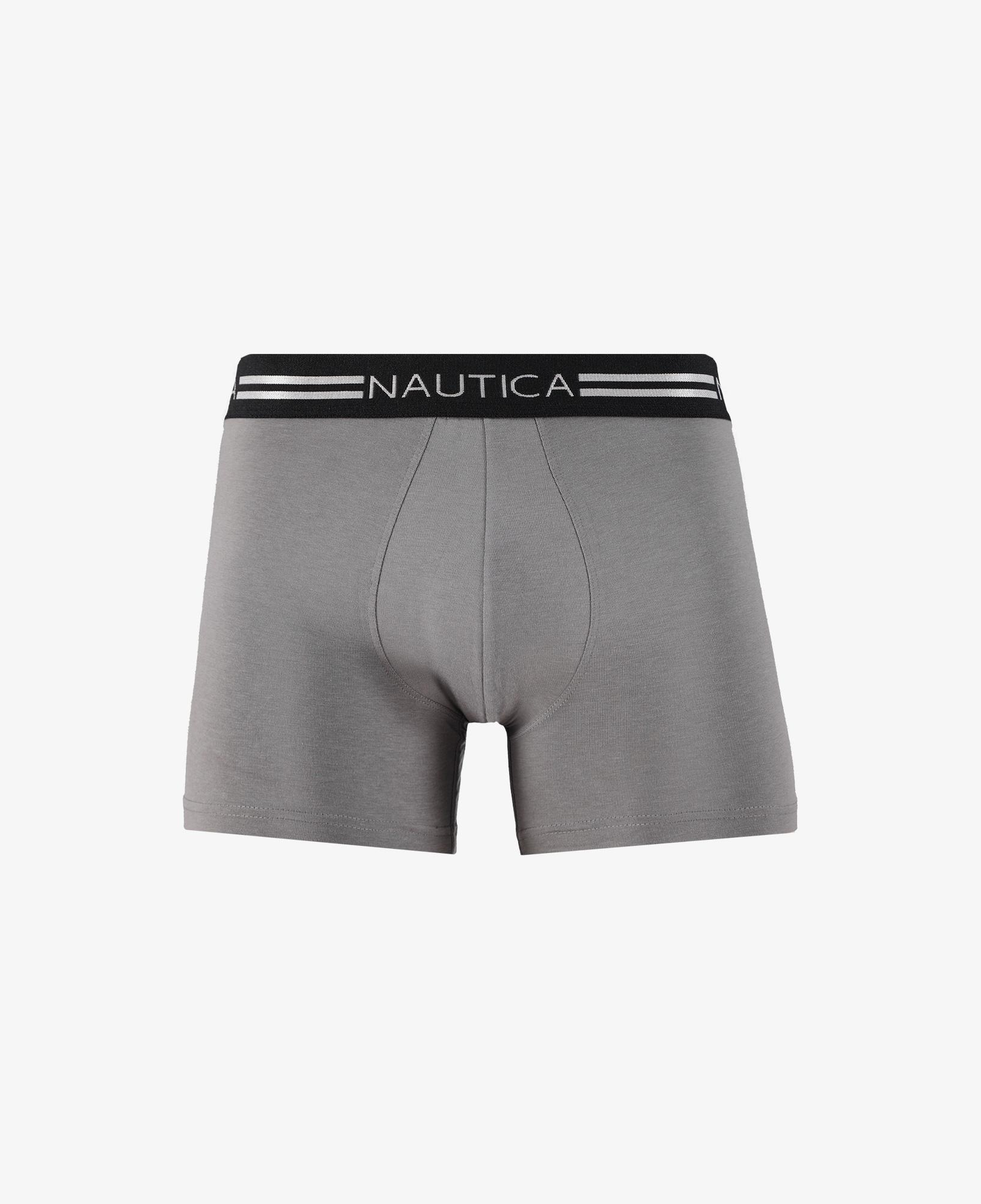 Nautica Erkek Gri Standart Fit 2'li Modal Karışımlı Boxer