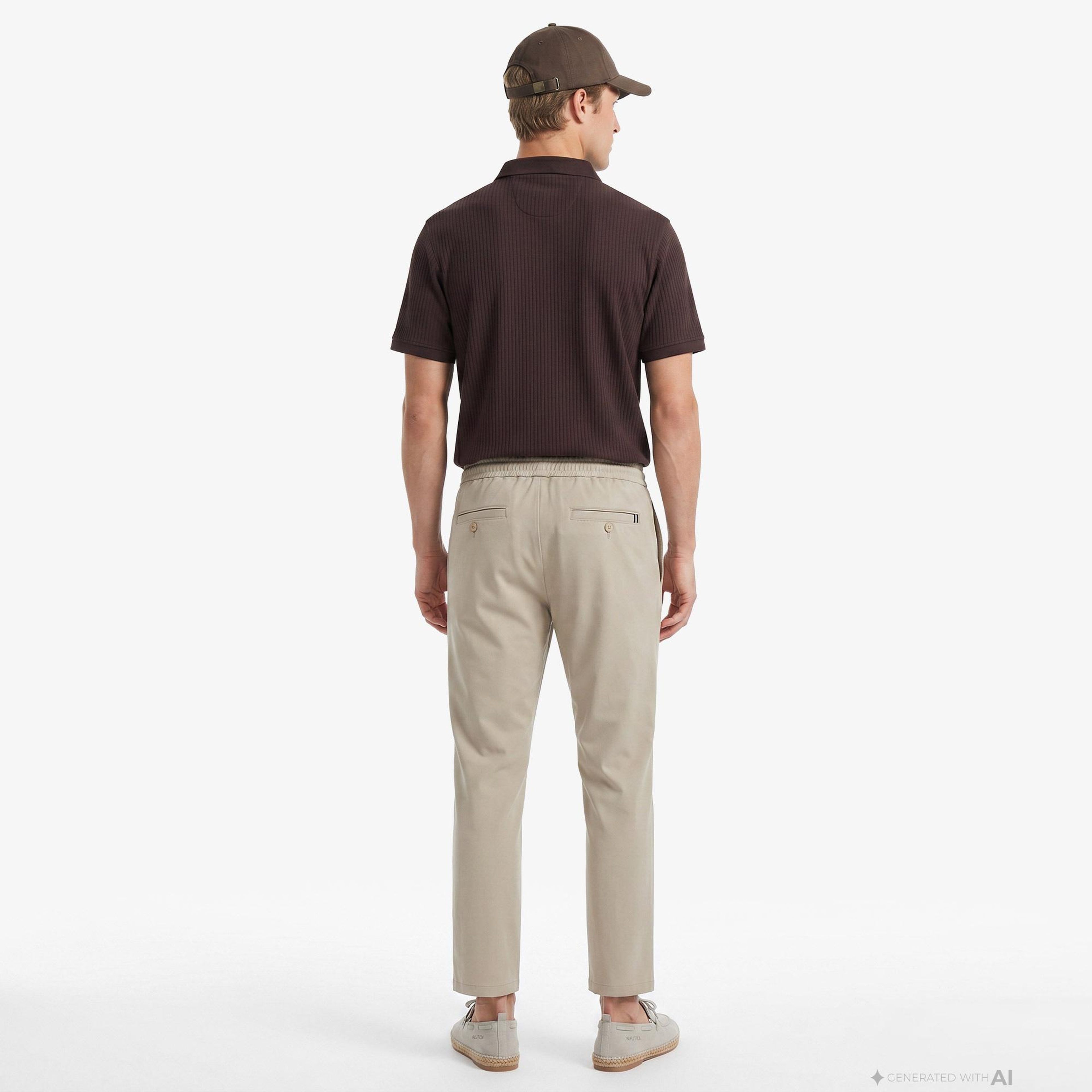 Nautica Erkek Bej Jogger Fit Pantolon