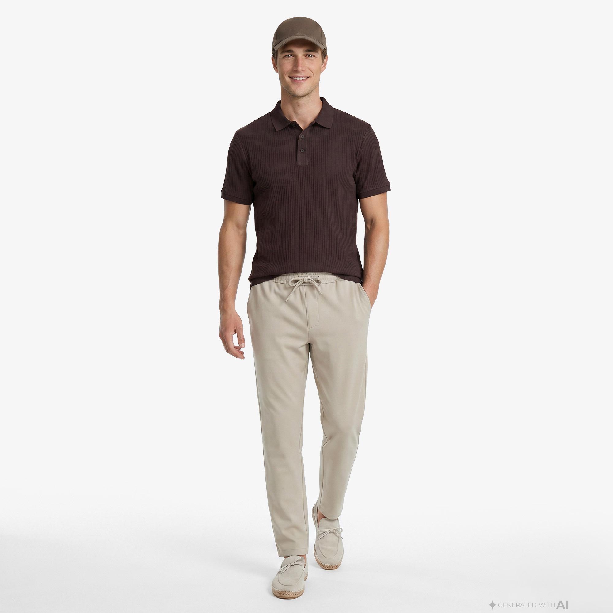 Nautica Erkek Bej Jogger Fit Pantolon