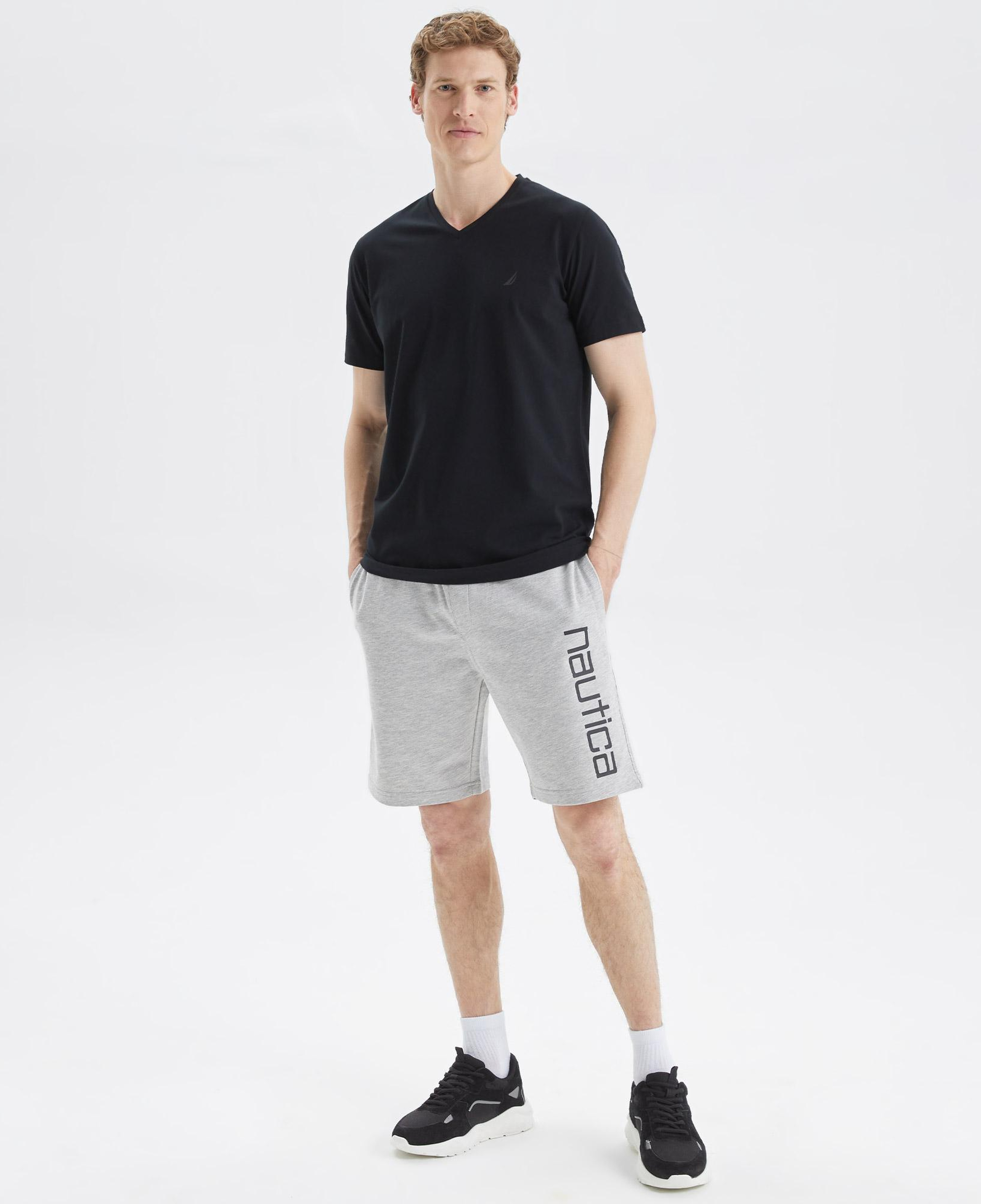 Nautica Erkek Siyah Standart Fit T-Shirt