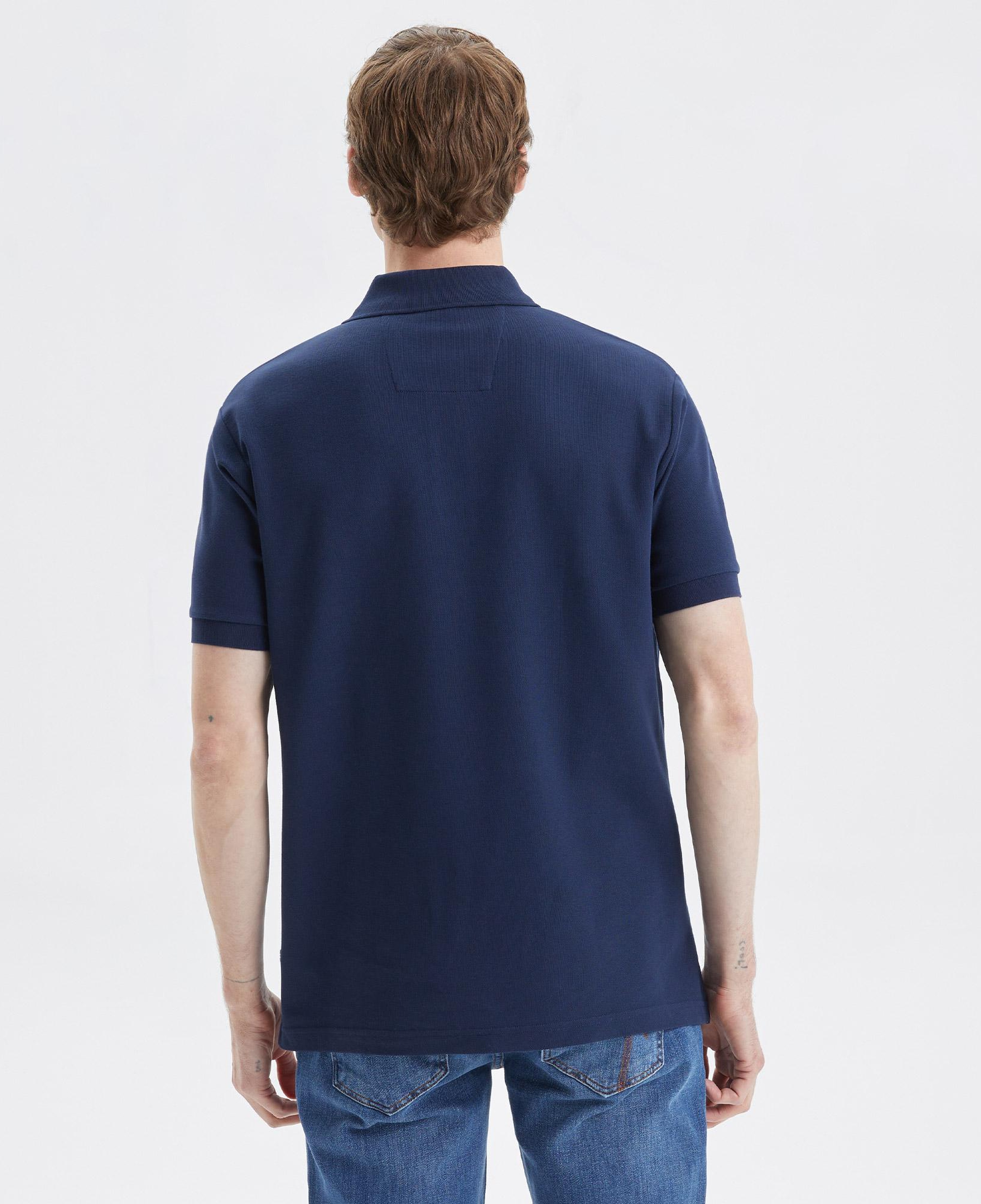 Nautica Erkek Lacivert Classic Fit Kısa Kollu Polo Yaka T-Shirt