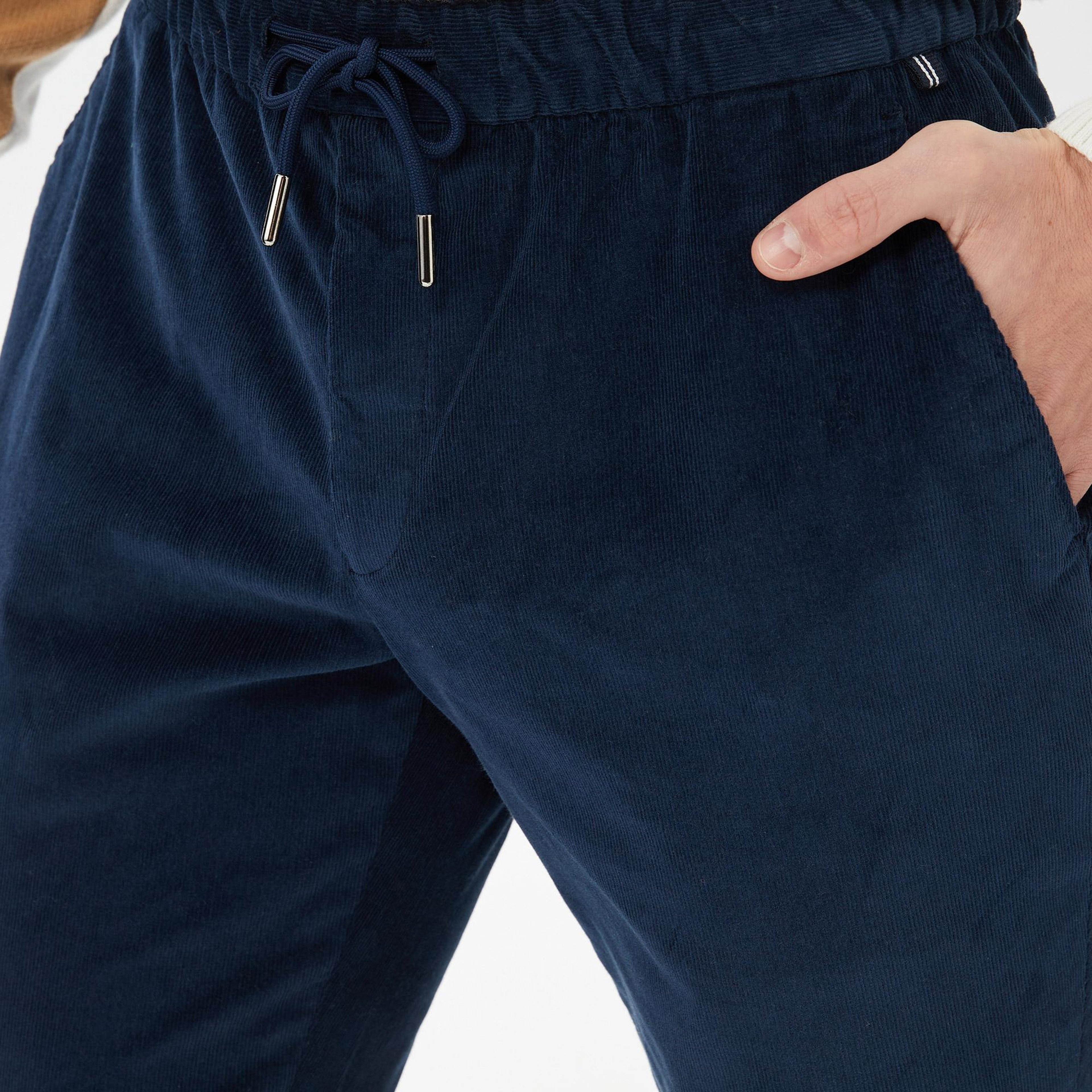 Nautica Erkek Lacivert Kadife Pantolon