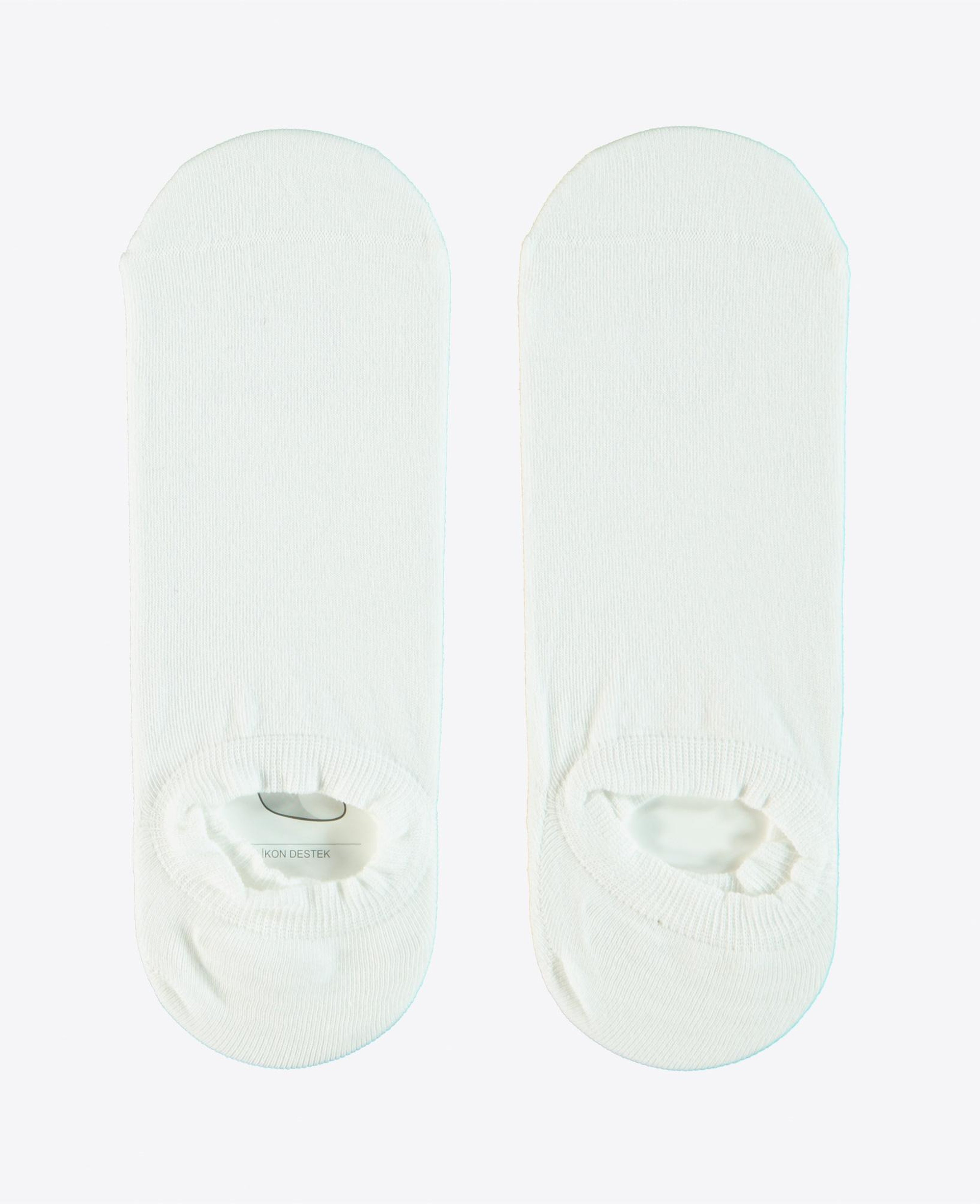 Nautica Unisex Beyaz 2'li Çorap