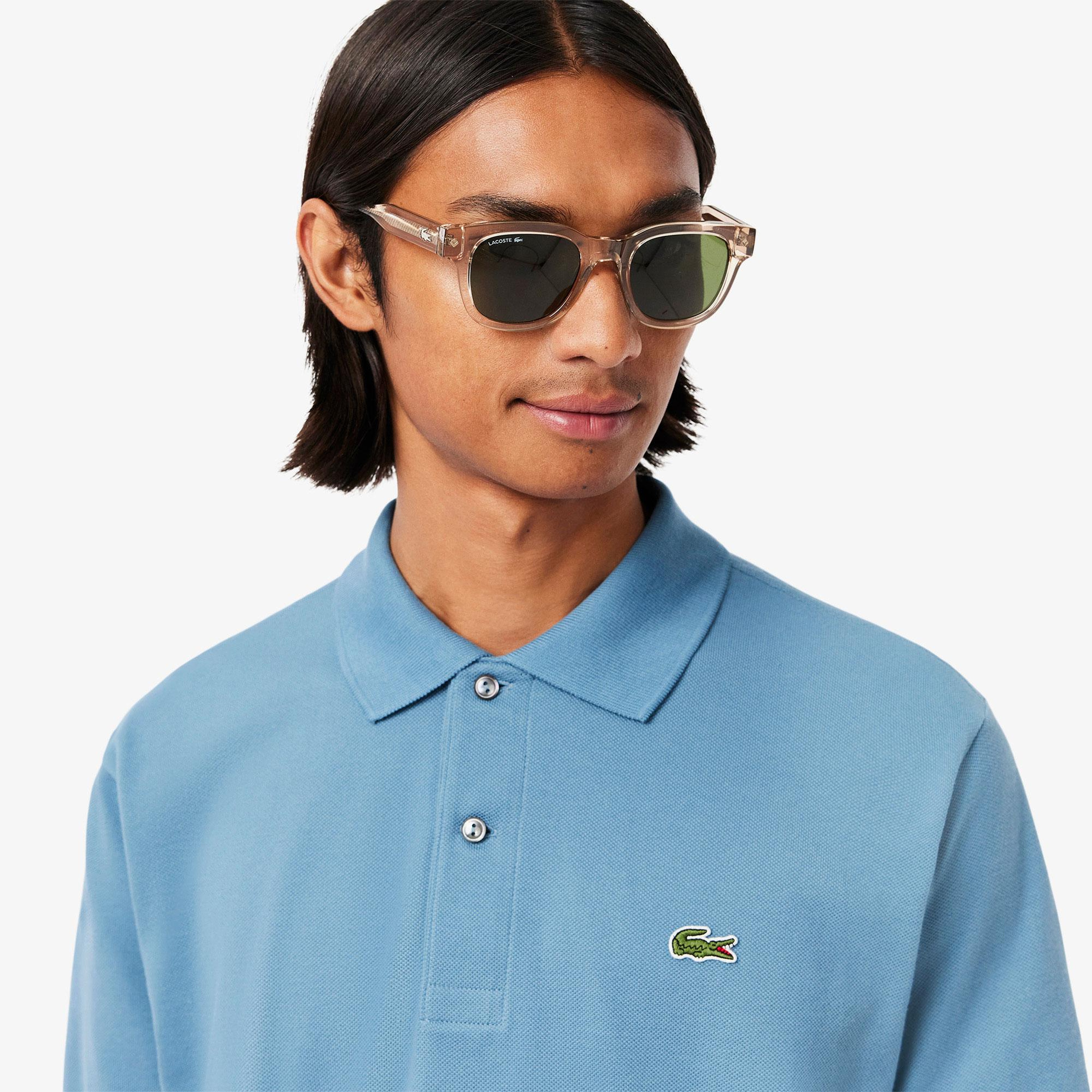 L.12.12 Erkek Classic Fit Açık Mavi Polo