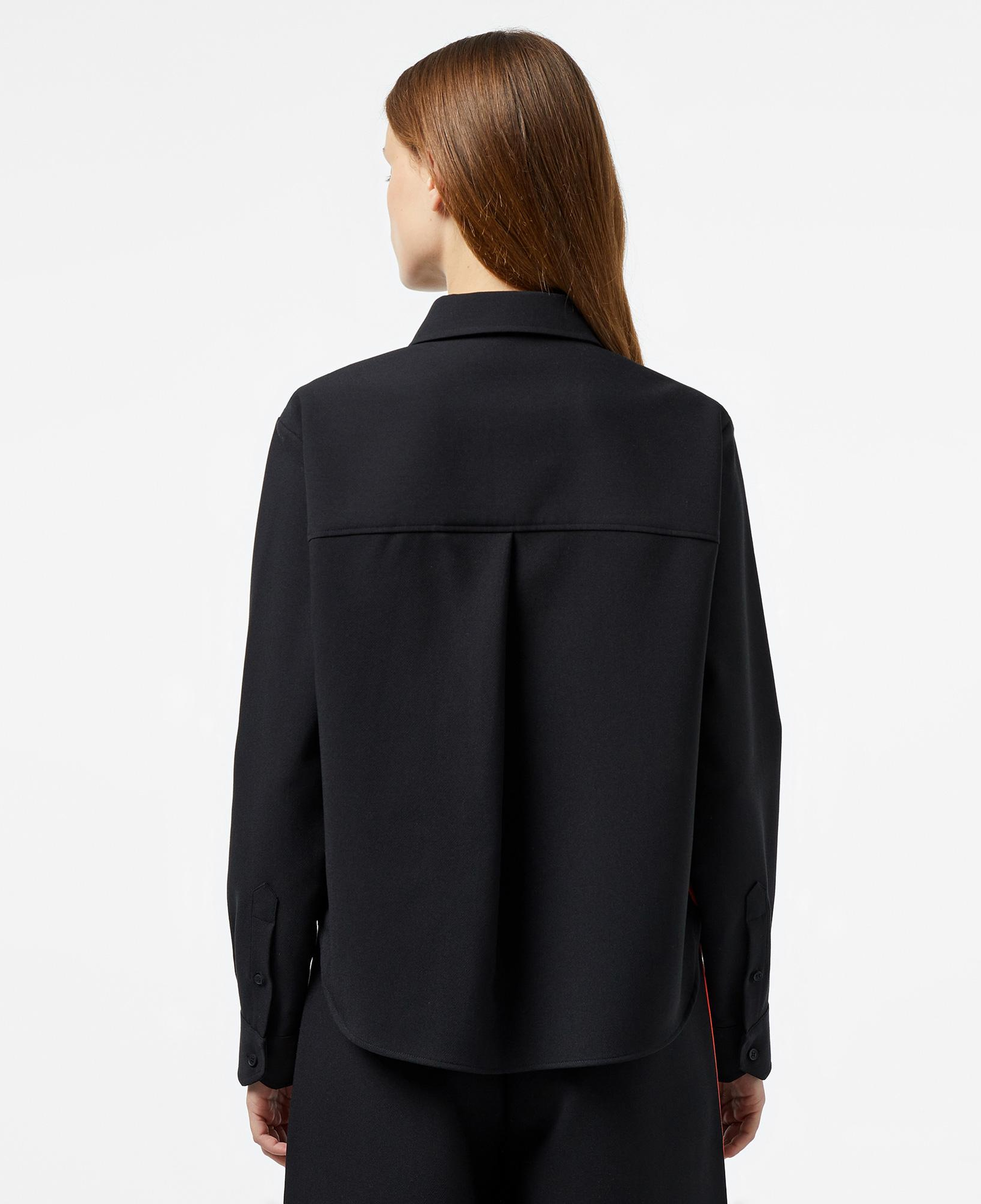 Kadın Oversize Fit Siyah Gömlek