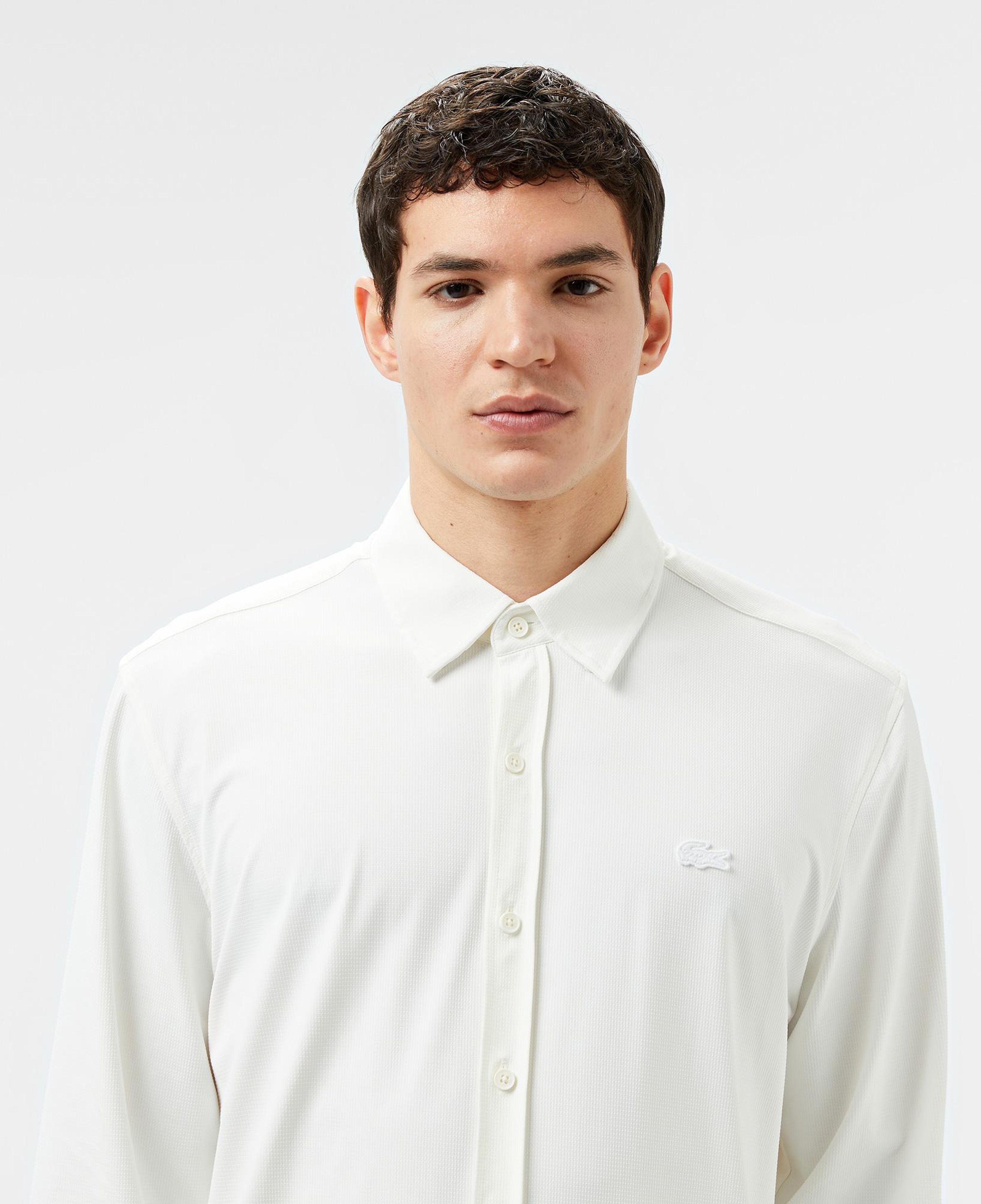 Erkek Slim Fit Beyaz Gömlek