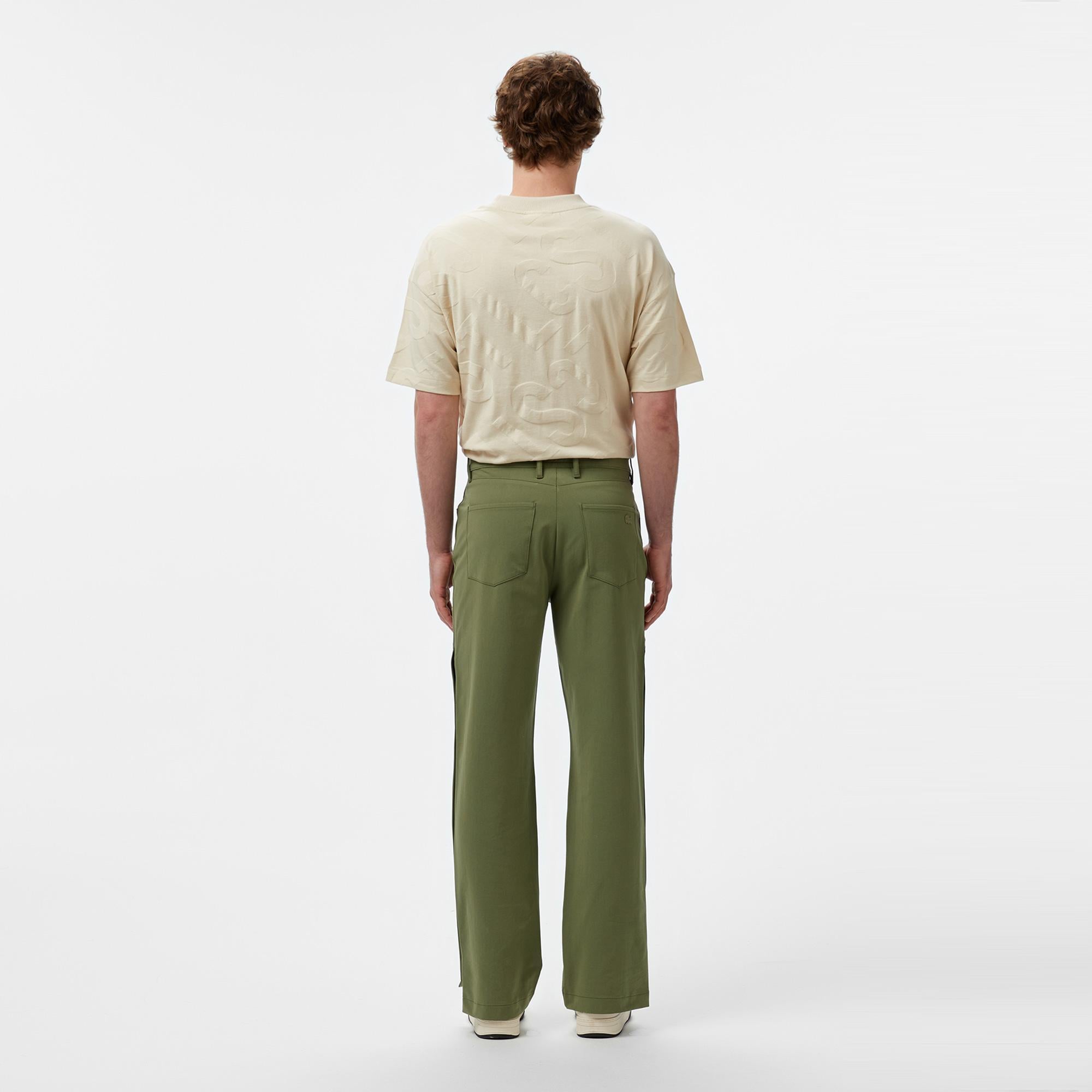 Erkek Regular Fit Haki Pantolon