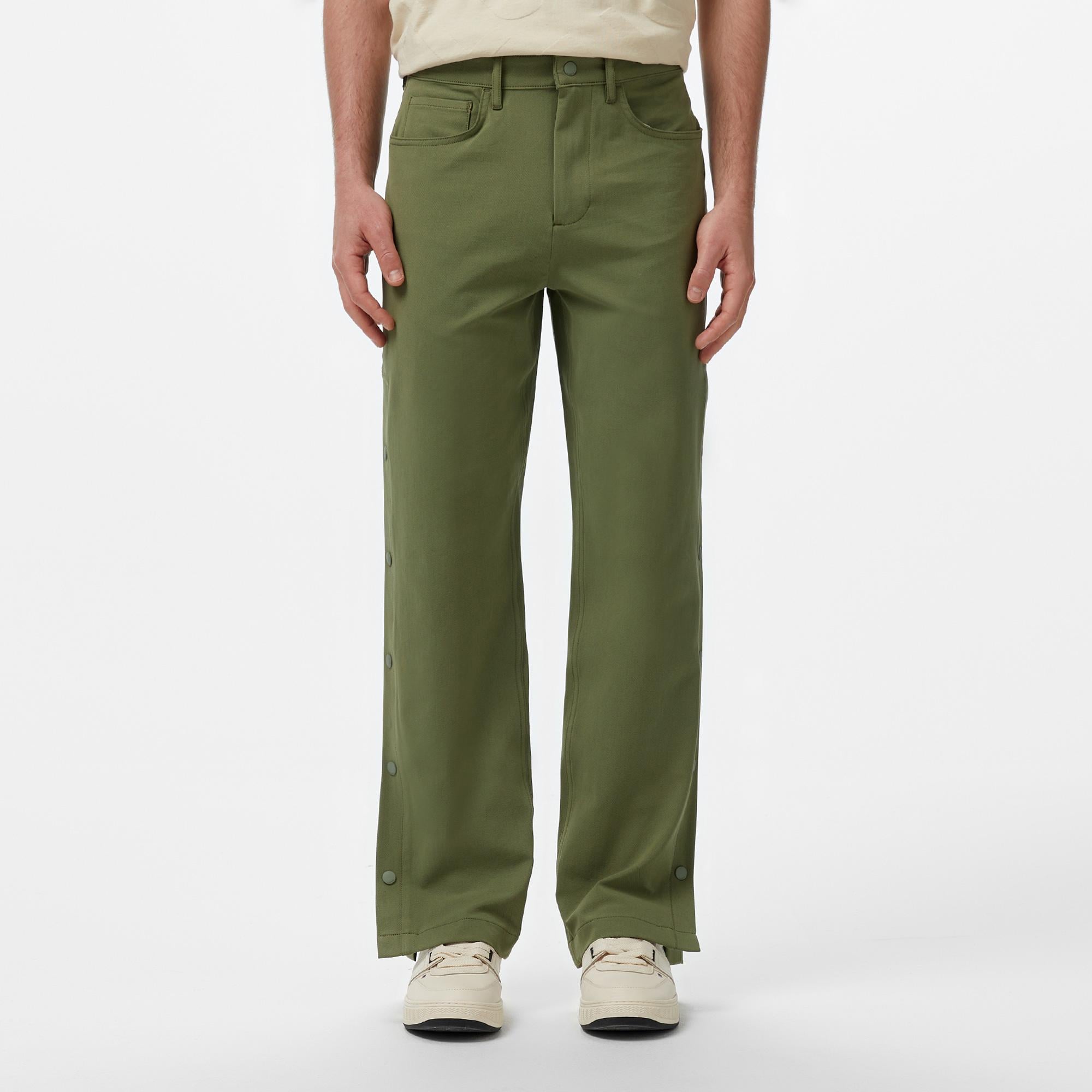 Erkek Regular Fit Haki Pantolon