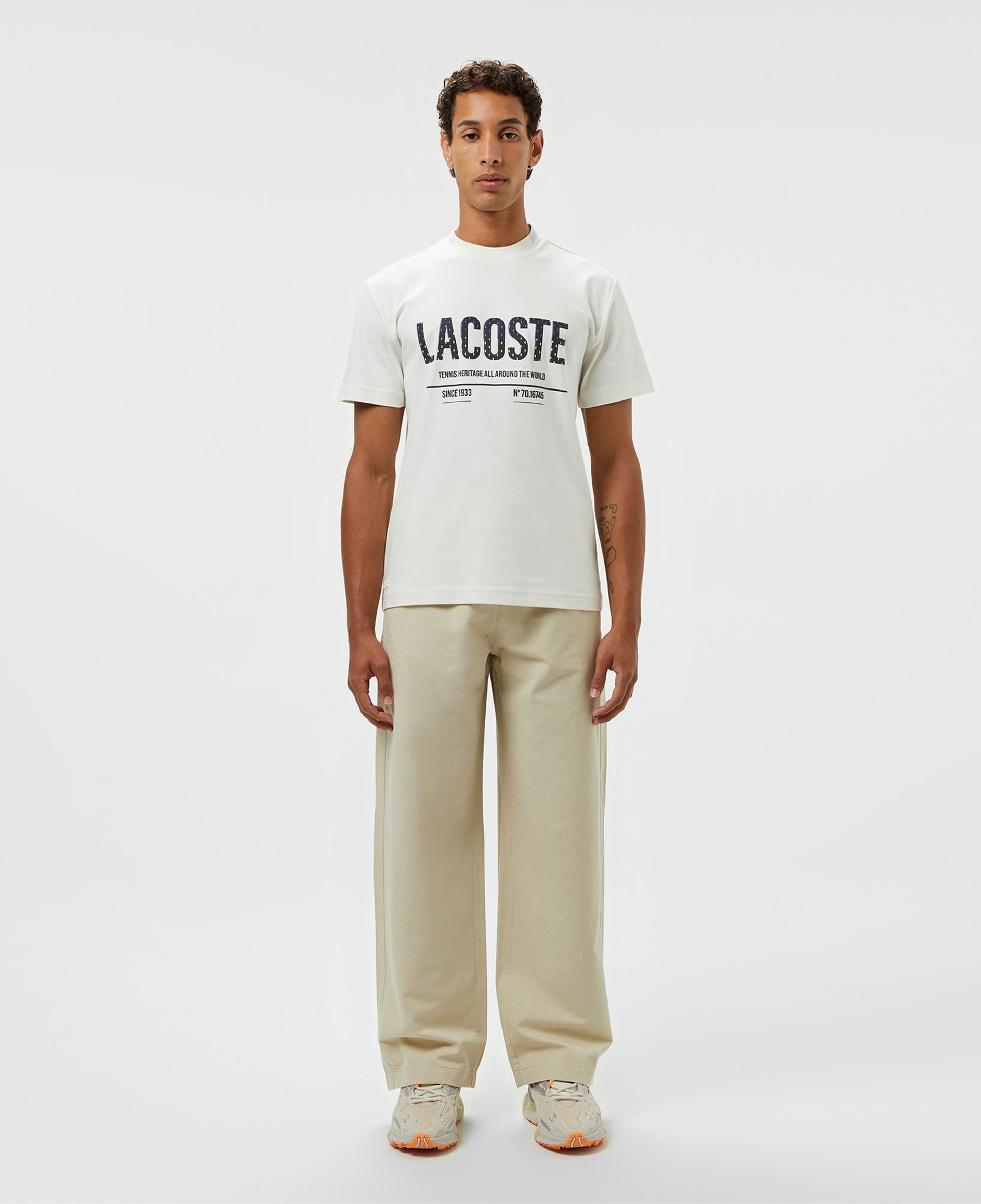 Erkek Relaxed Fit Bej Keten Karışımlı Pantolon