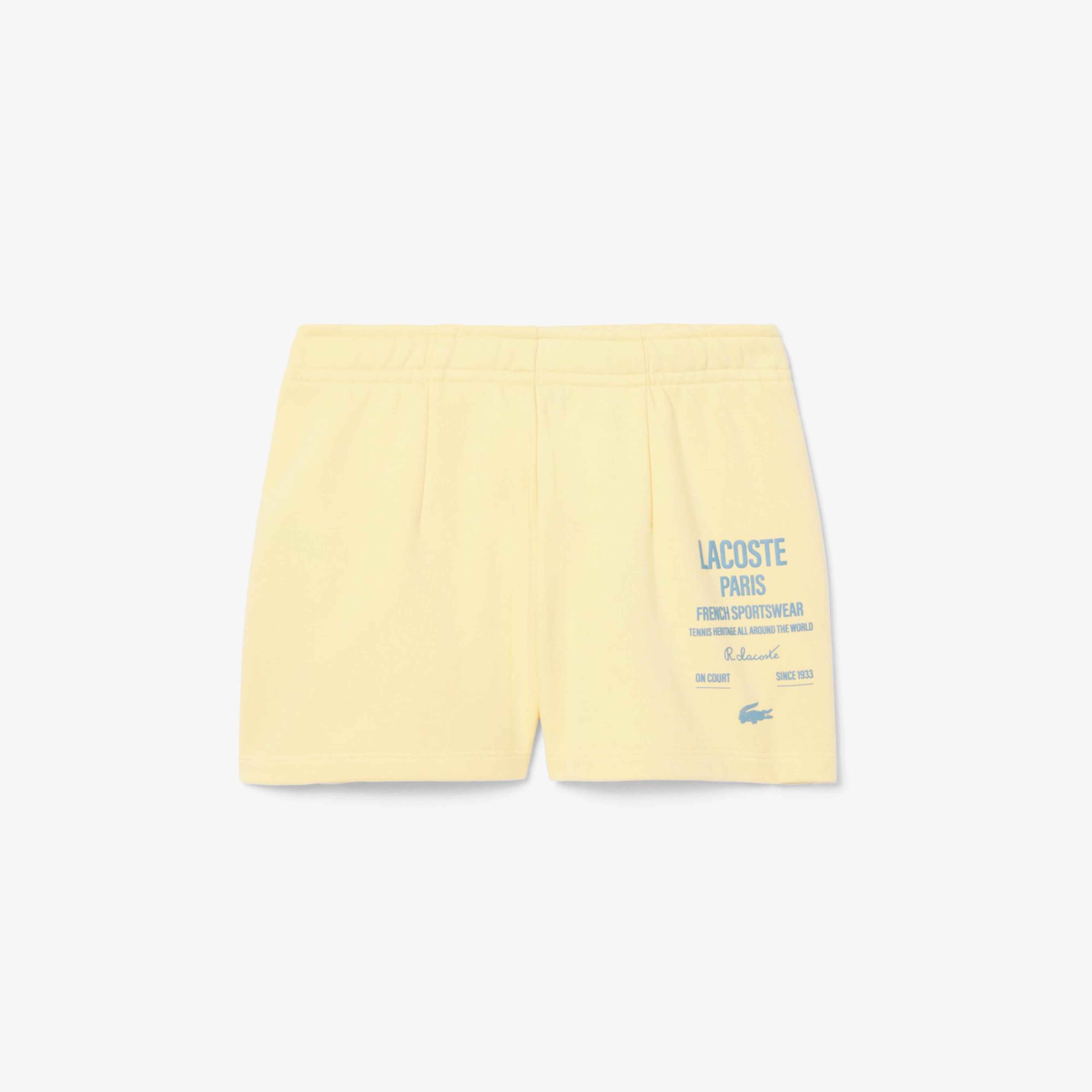 Kadın Sarı Modal Karışımlı Şort