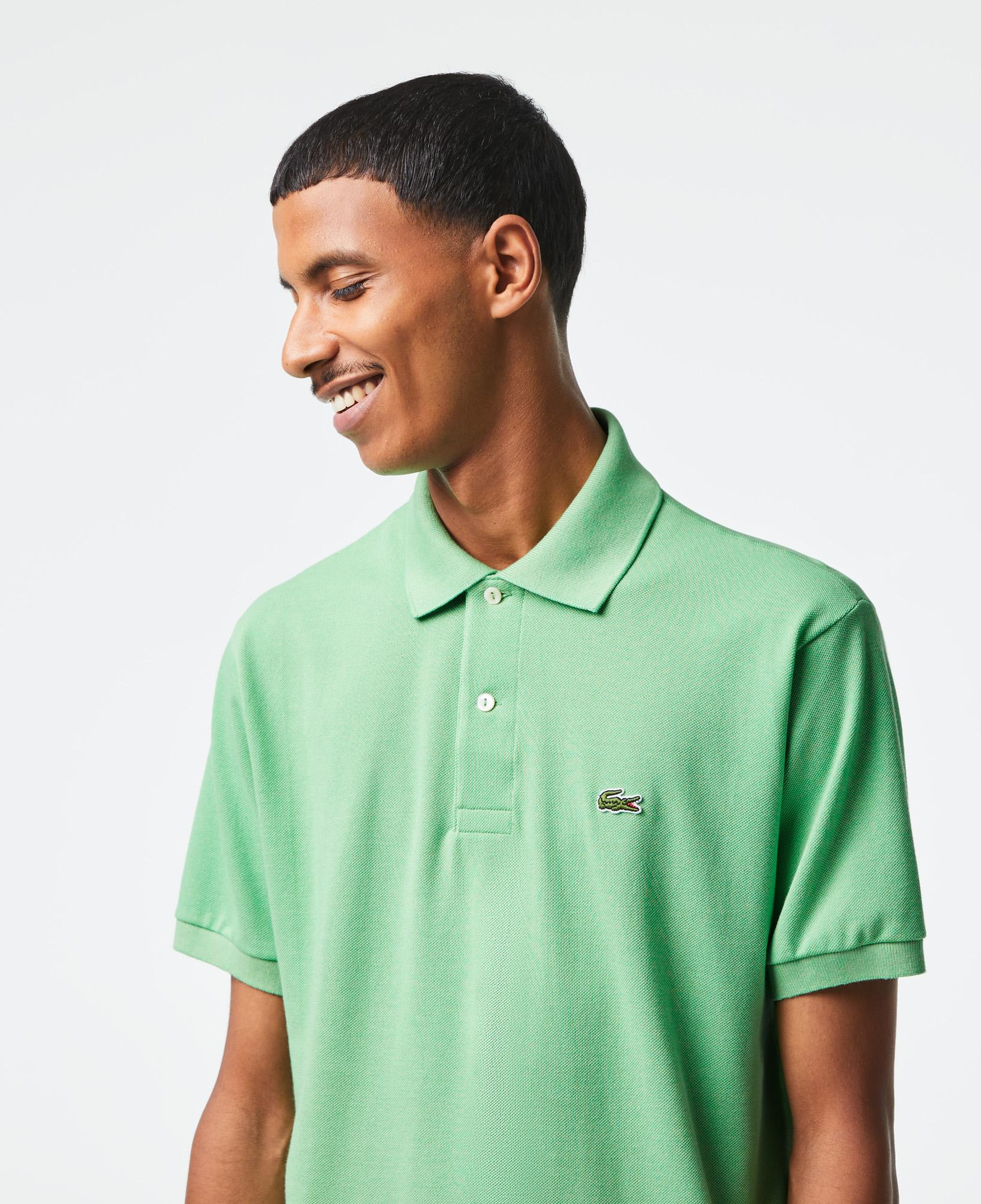 L.12.12 Erkek Classic Fit Yeşil Polo