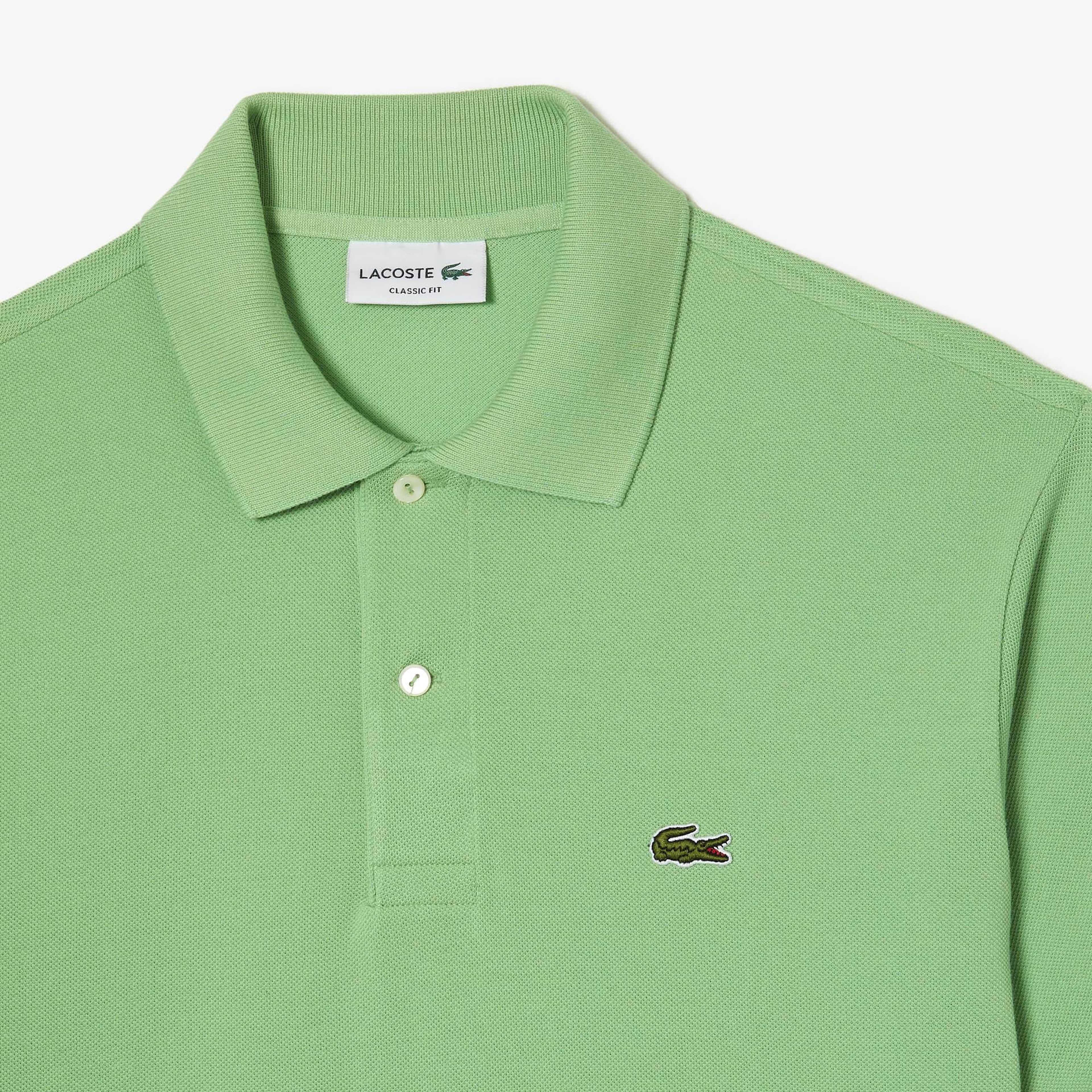 L.12.12 Erkek Classic Fit Yeşil Polo