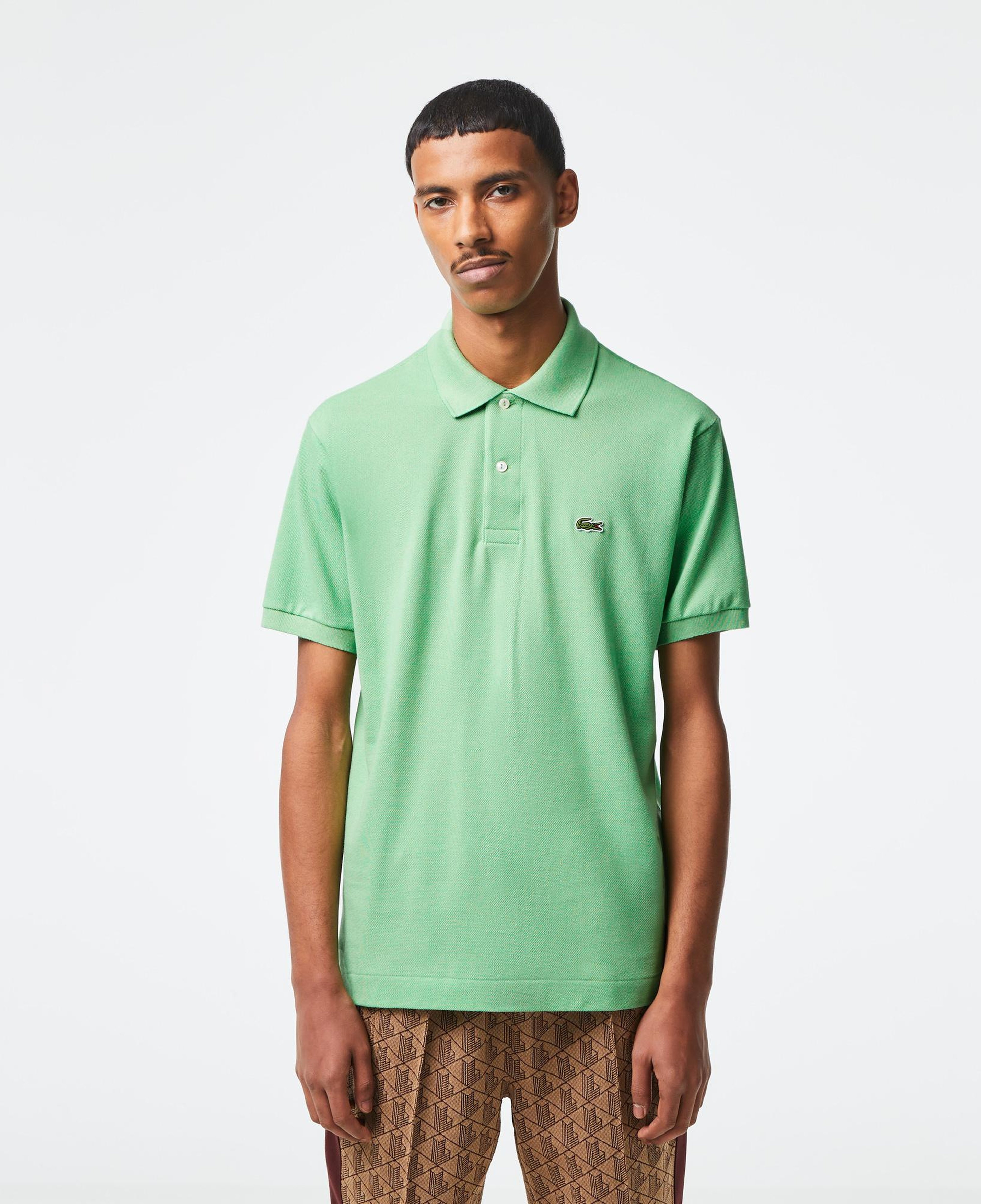 L.12.12 Erkek Classic Fit Yeşil Polo