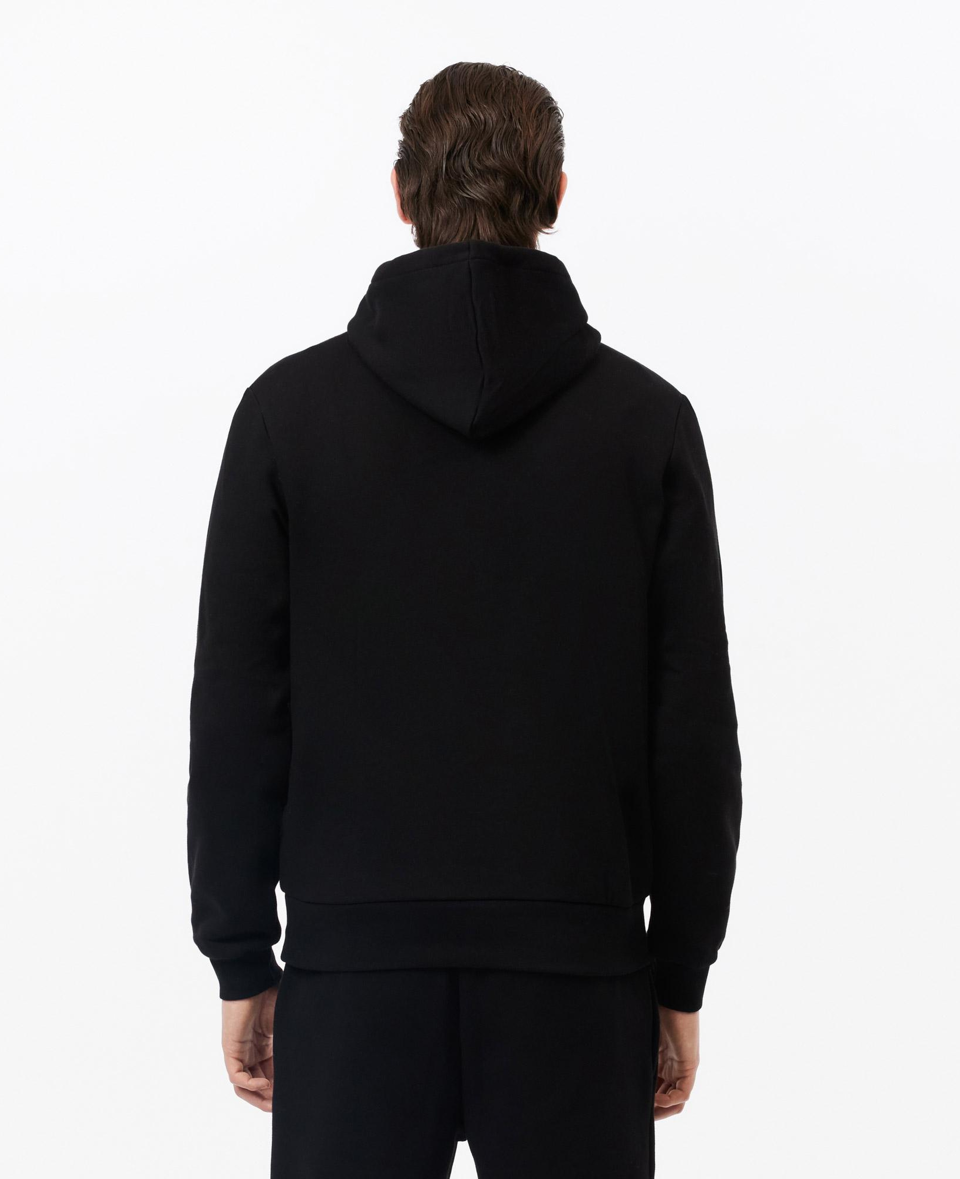 Erkek Classic Fit Kapüşonlu Siyah Sweatshirt