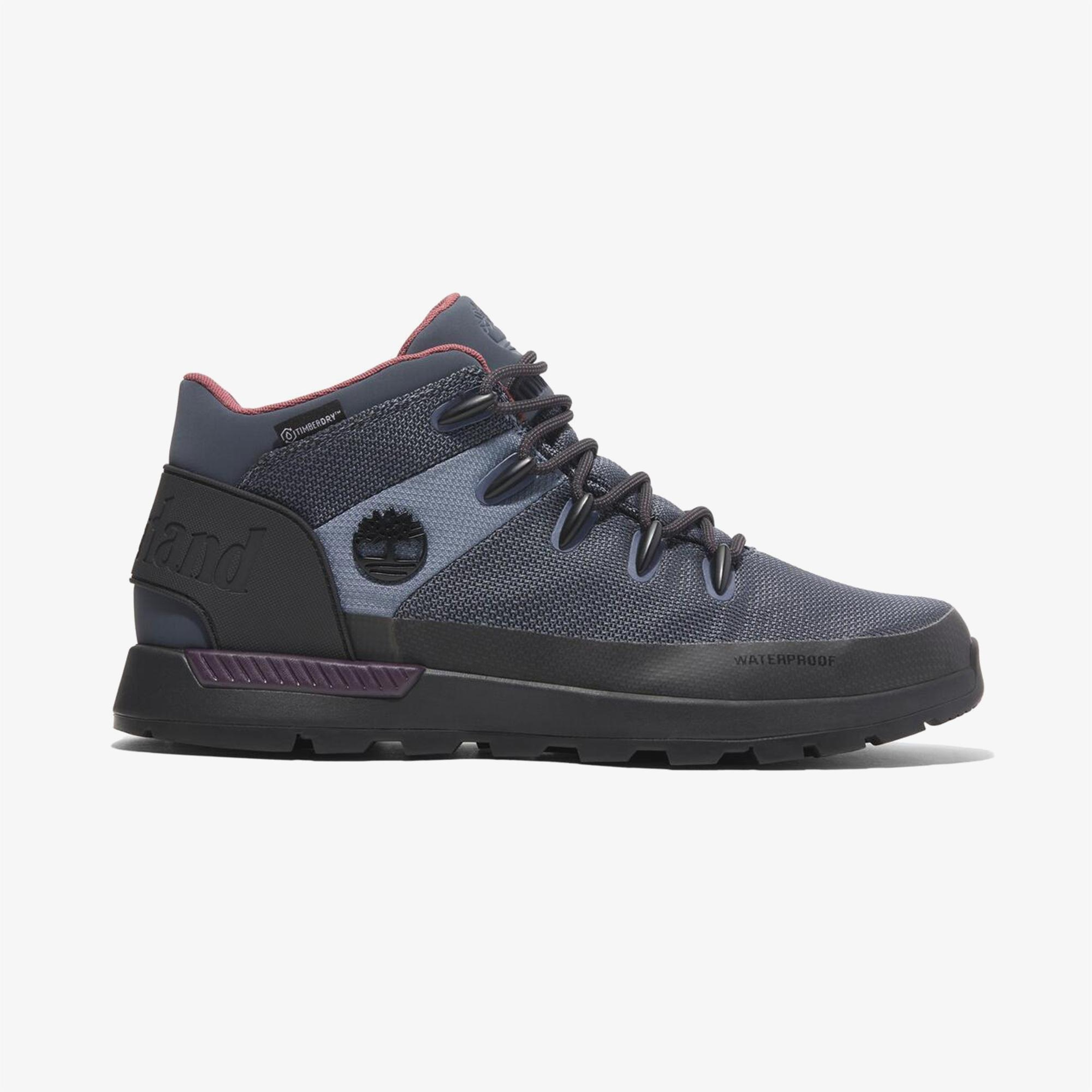 Timberland Sprint Trekker Mid Lace Up Waterproof Erkek Mavi Outdoor Ayakkabı