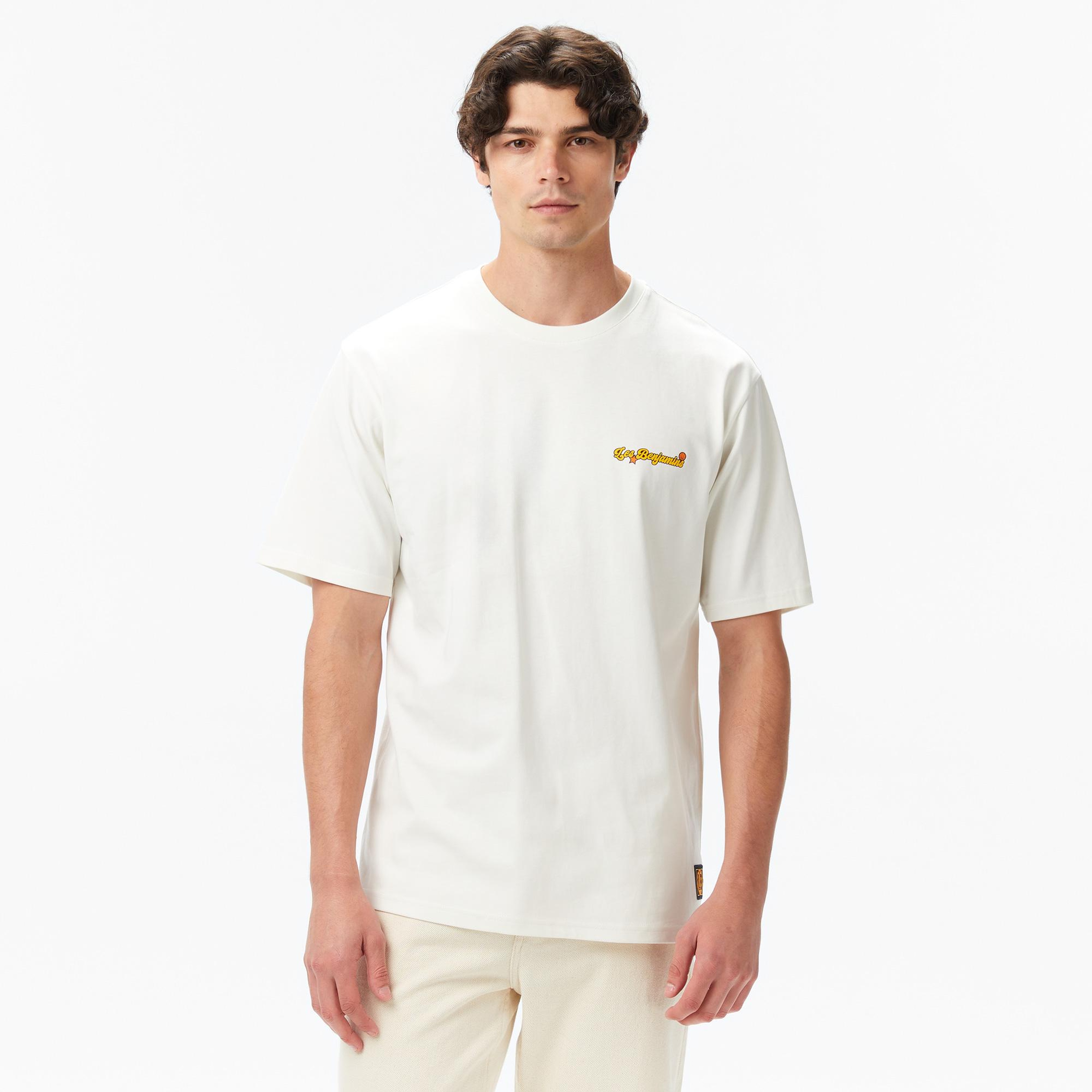 Les Benjamins Erkek Beyaz T-Shirt