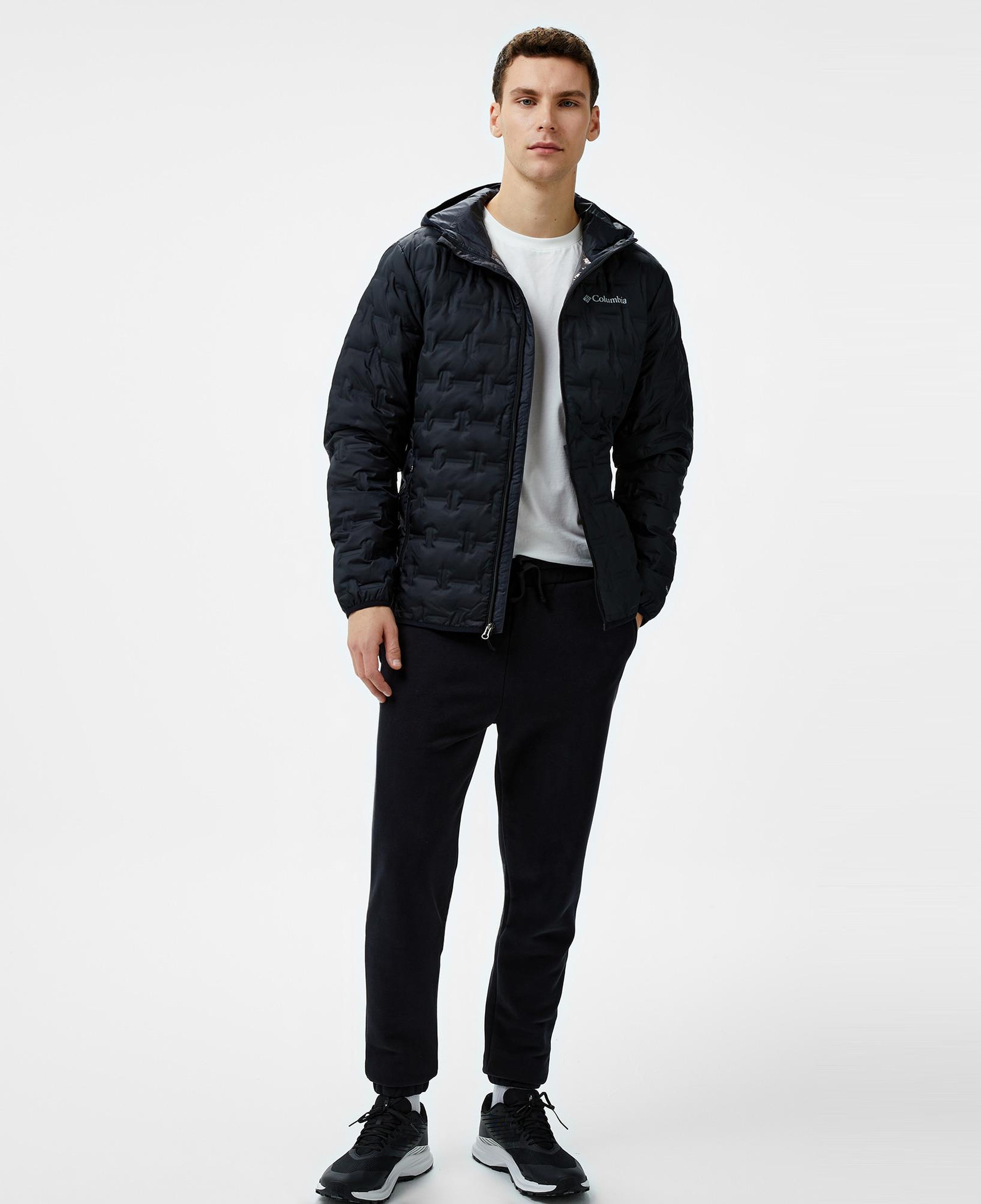 Columbia Delta Ridge Down Hooded Erkek Siyah Mont