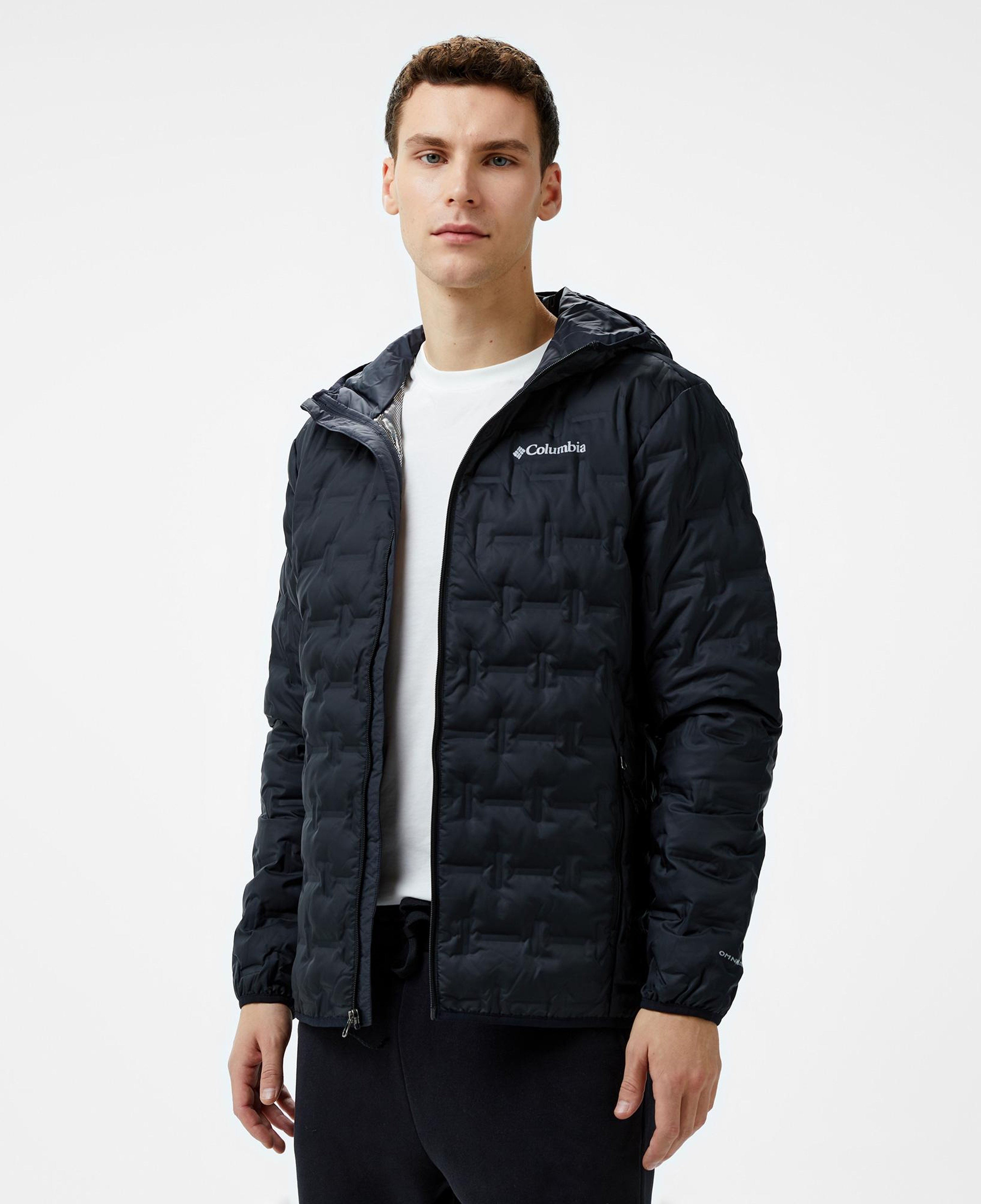 Columbia Delta Ridge Down Hooded Erkek Siyah Mont