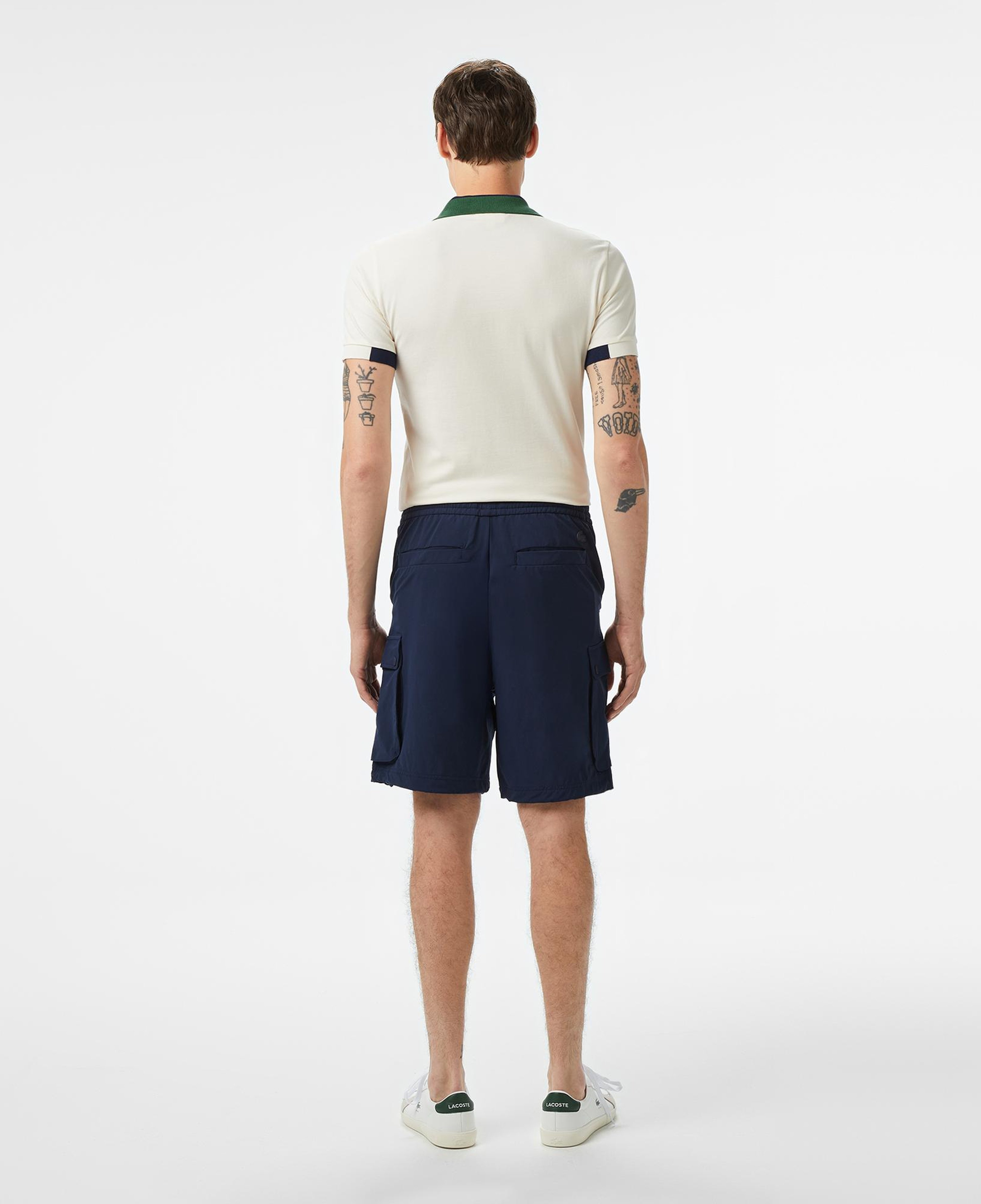 Erkek Relaxed Fit Lacivert Bermuda Şort