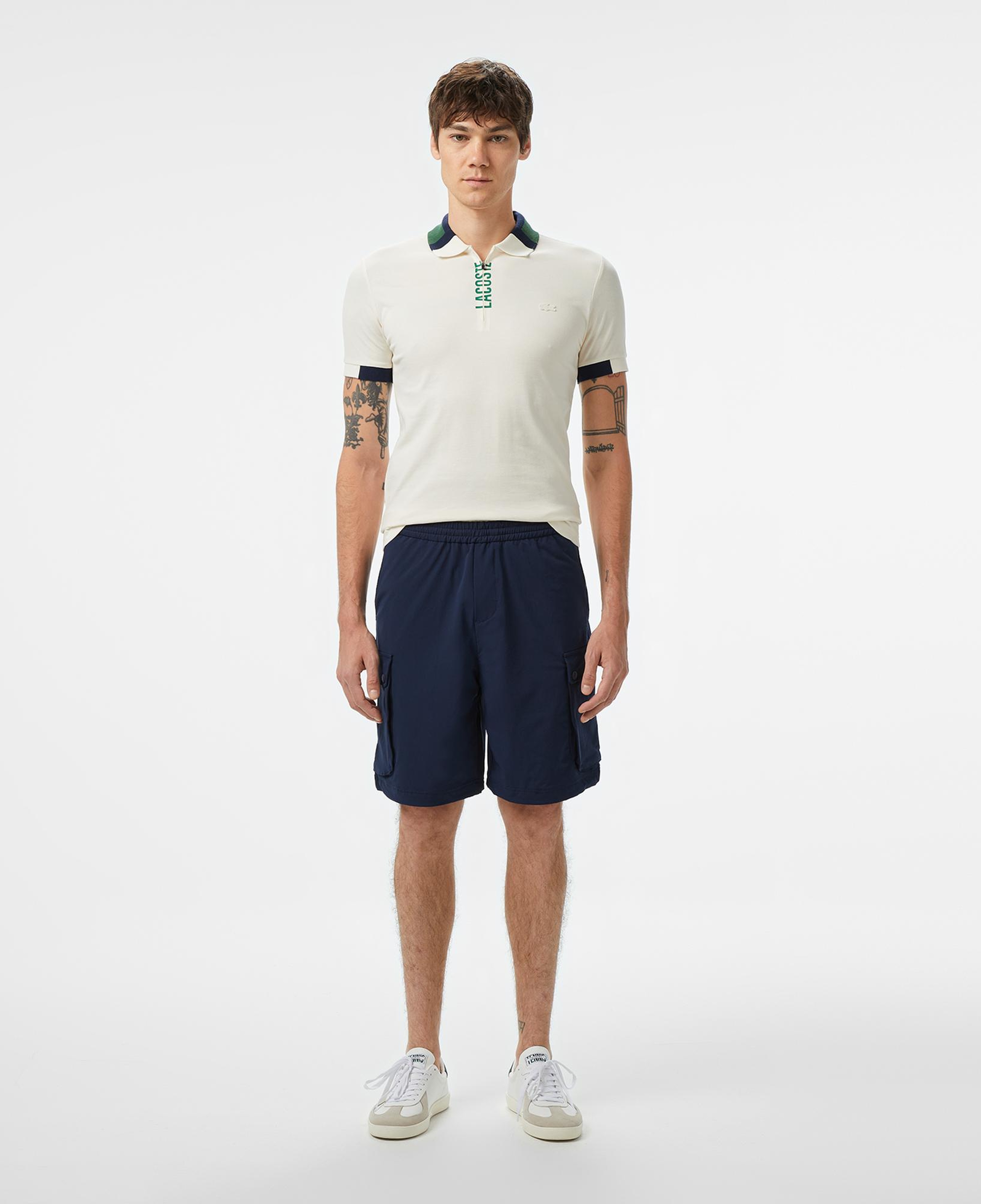 Erkek Relaxed Fit Lacivert Bermuda Şort