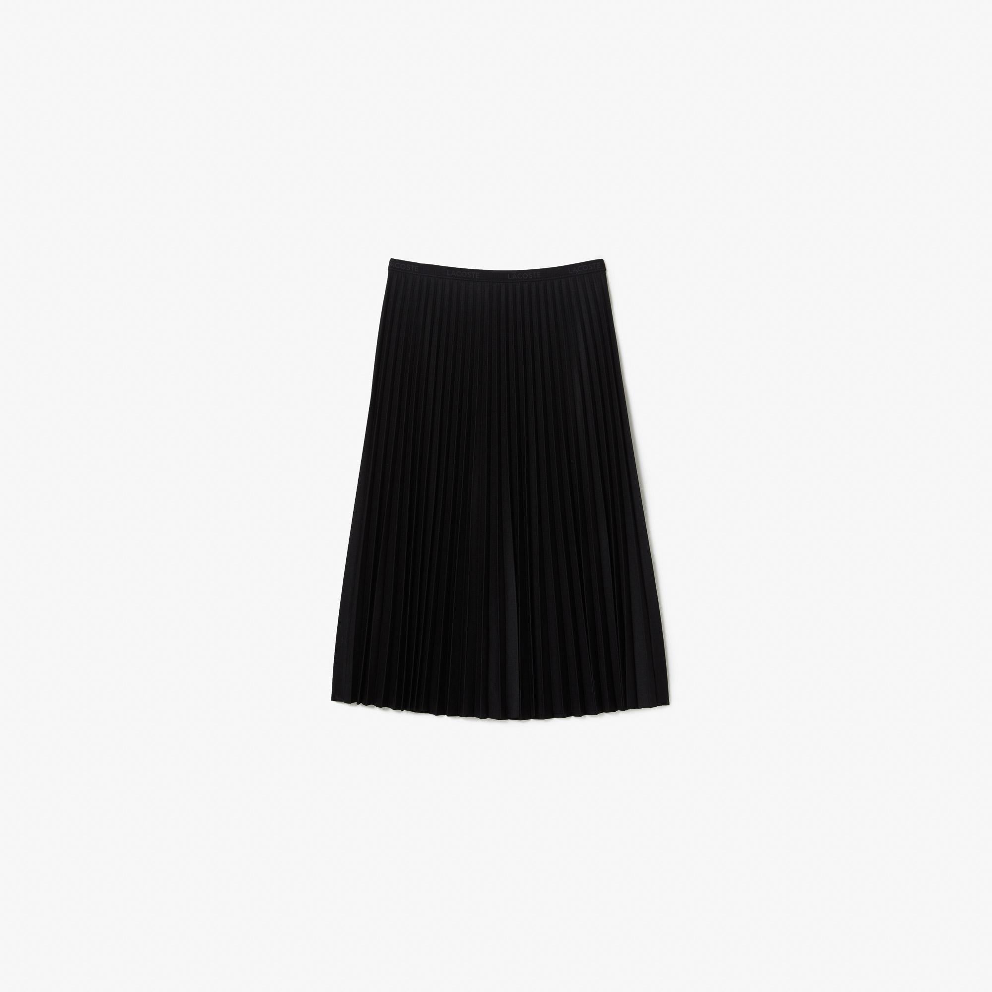 Kadın Flare Fit Siyah Etek