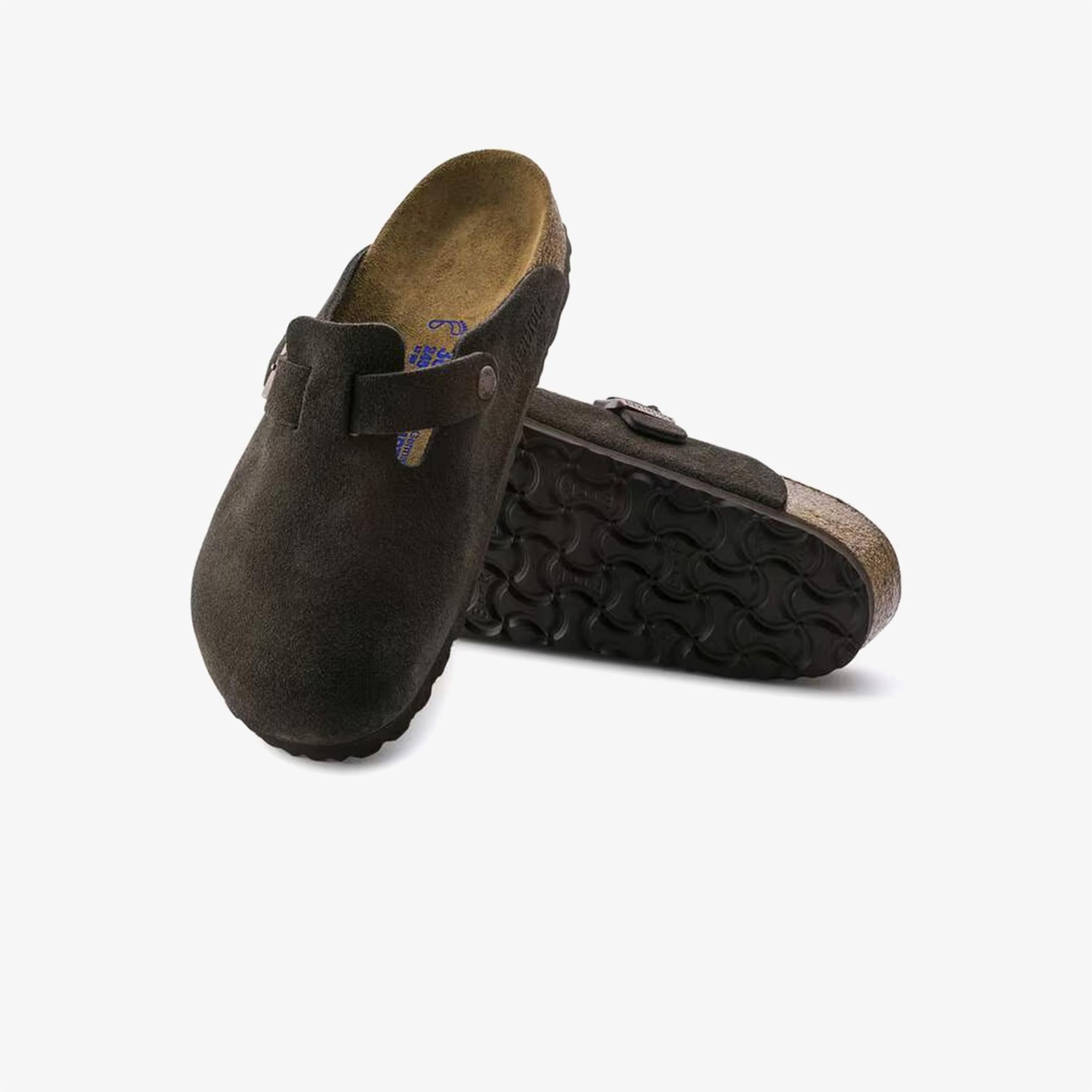 Birkenstock Boston Soft Footbed Unisex Yeşil Terlik