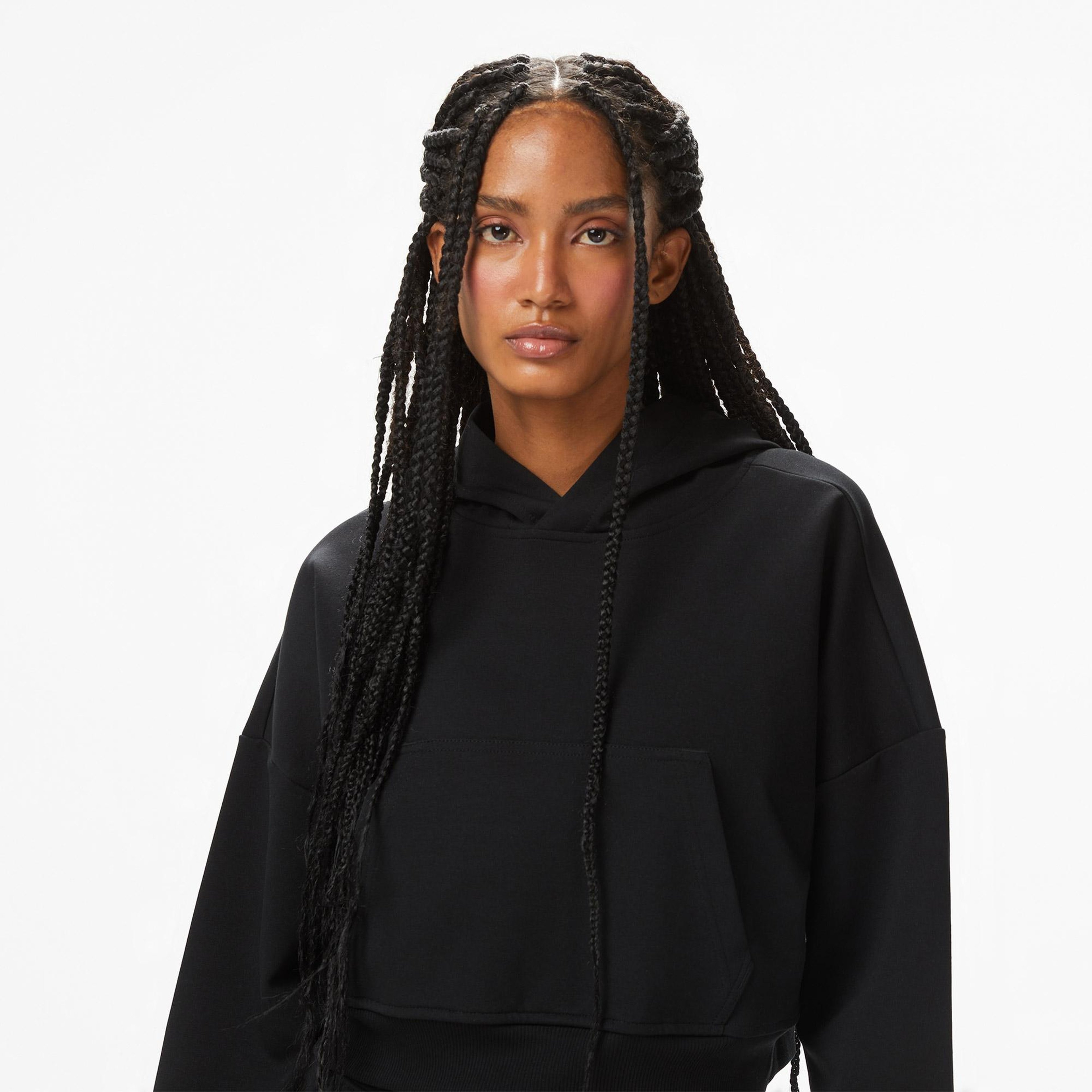 UNITED4 Kadın Siyah Sweatshirt
