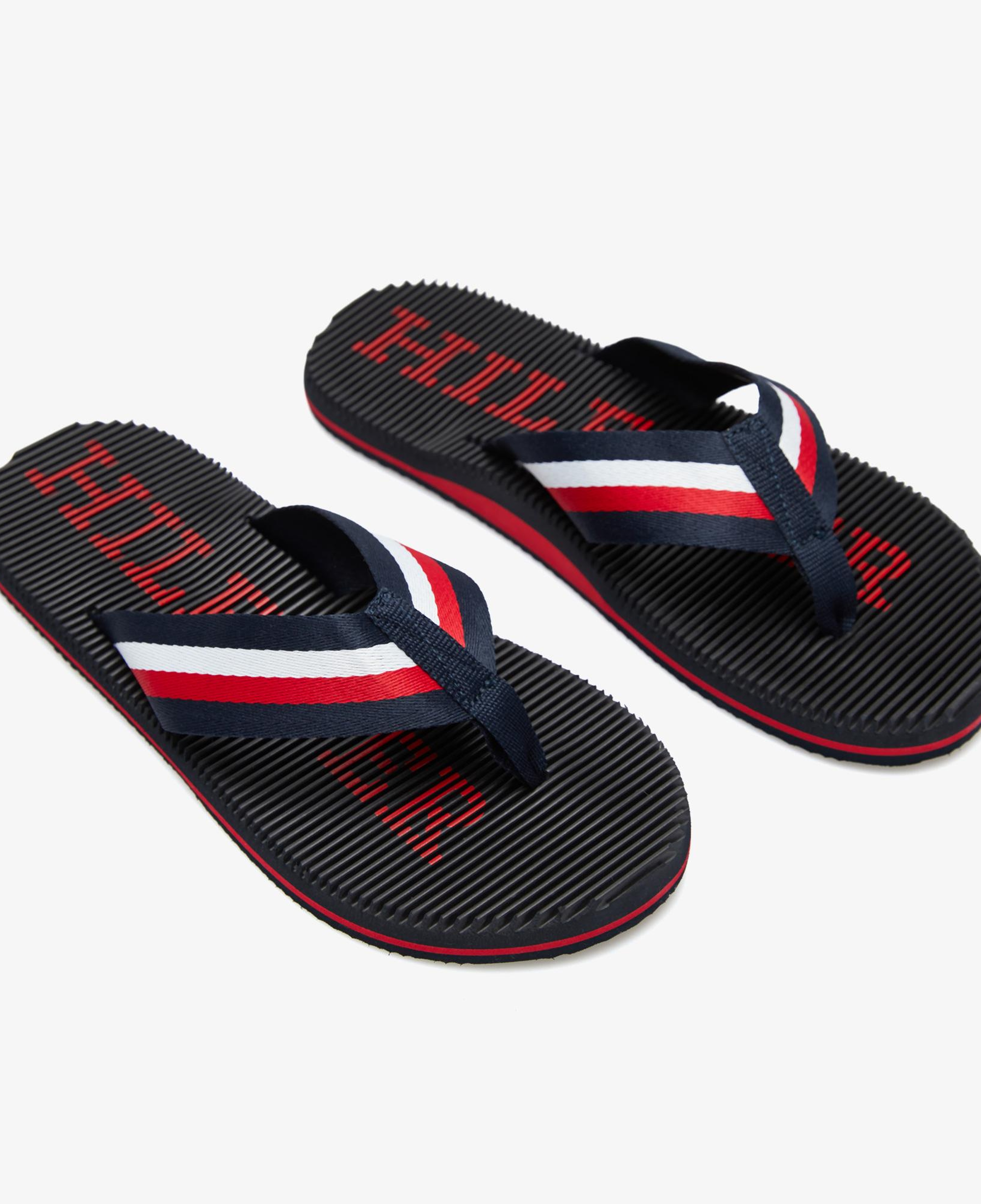 Tommy Hilfiger Logo Massage Erkek Lacivert Terlik