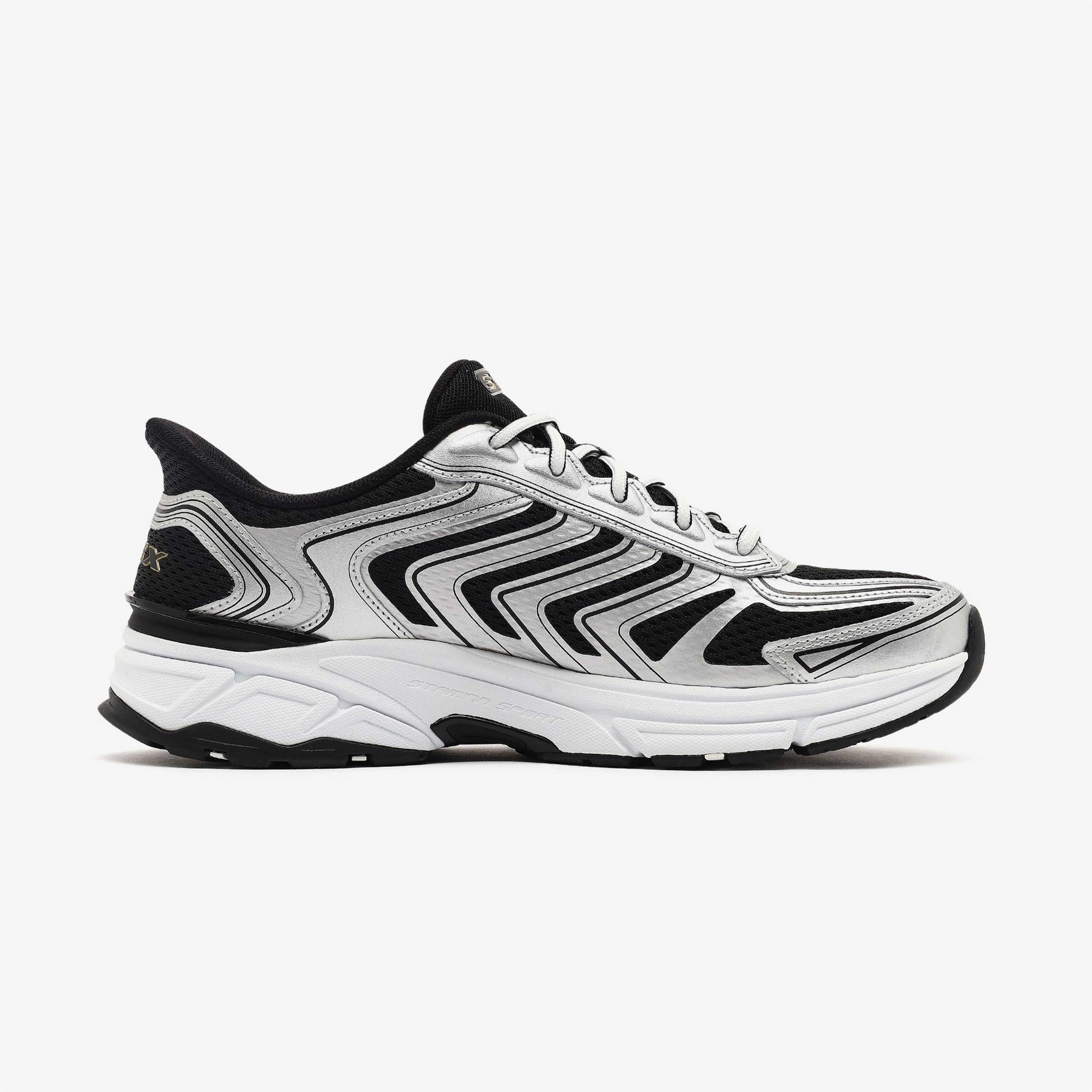 Skechers Slip Ins Stamina Sport Erkek Gri Spor Ayakkabı