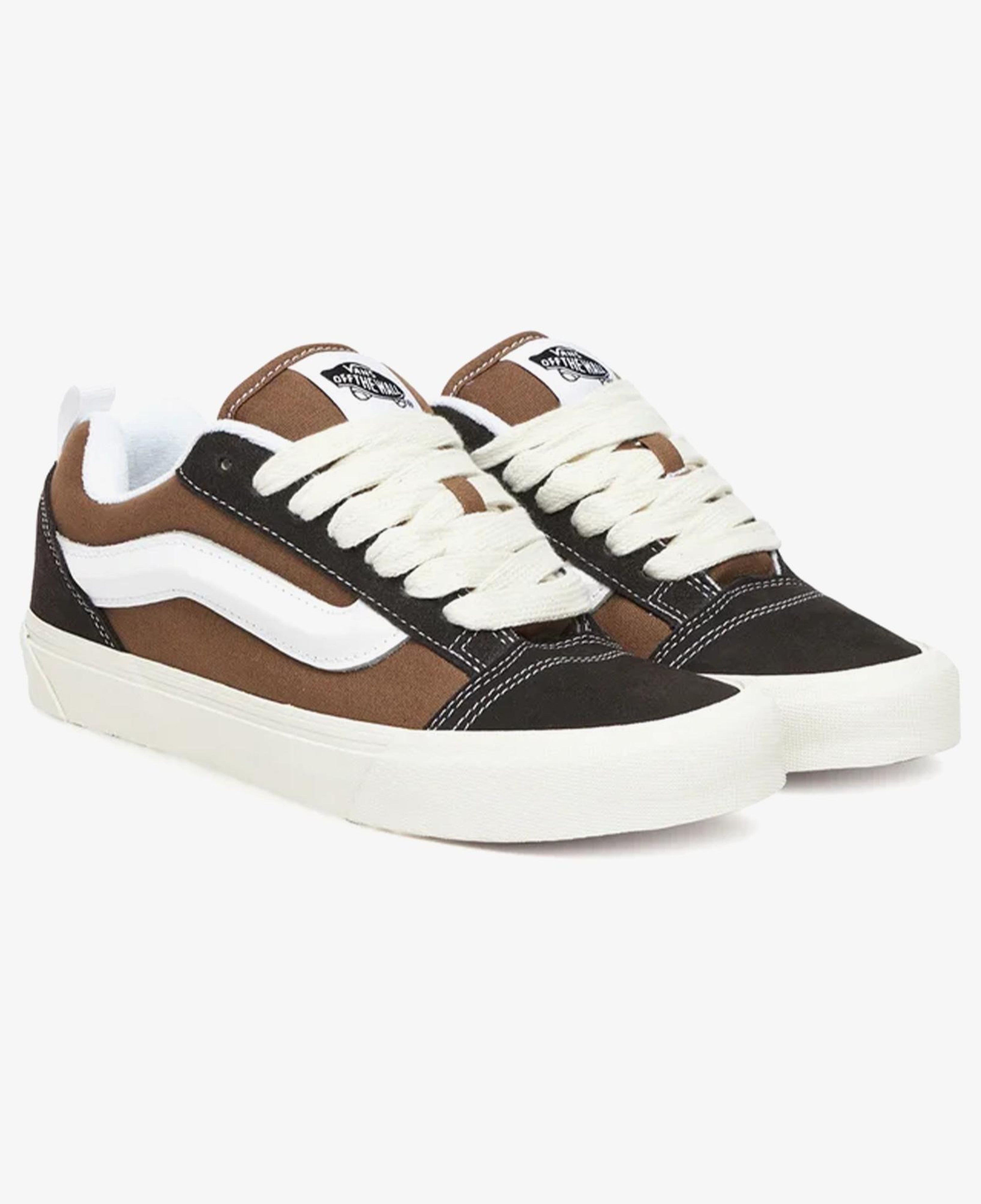 Vans Knu Skool Renk Bloklu Erkek Kahverengi Sneaker
