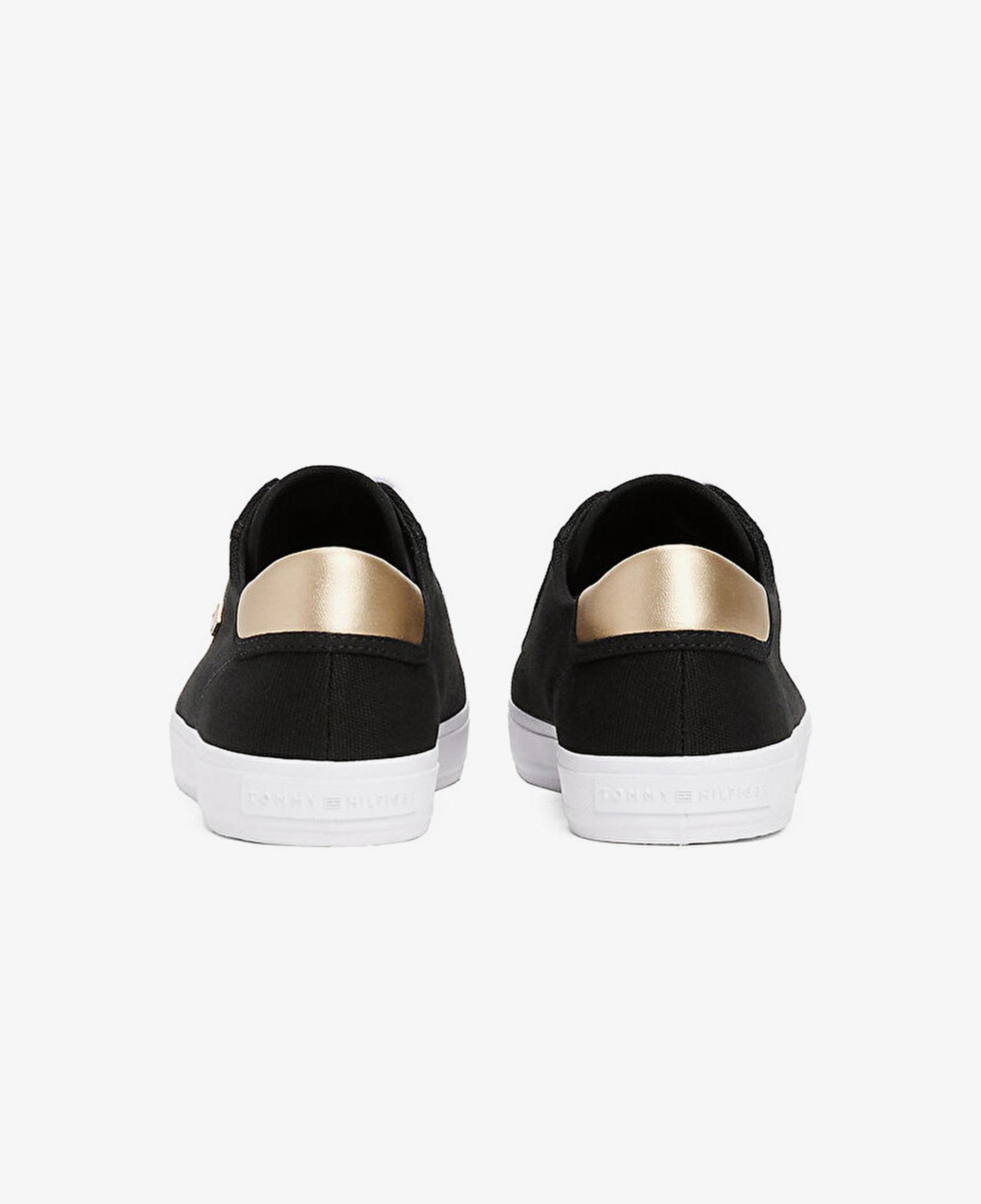 Tommy Hilfiger Vulc Lace Up Kadın Siyah Spor Ayakkabı