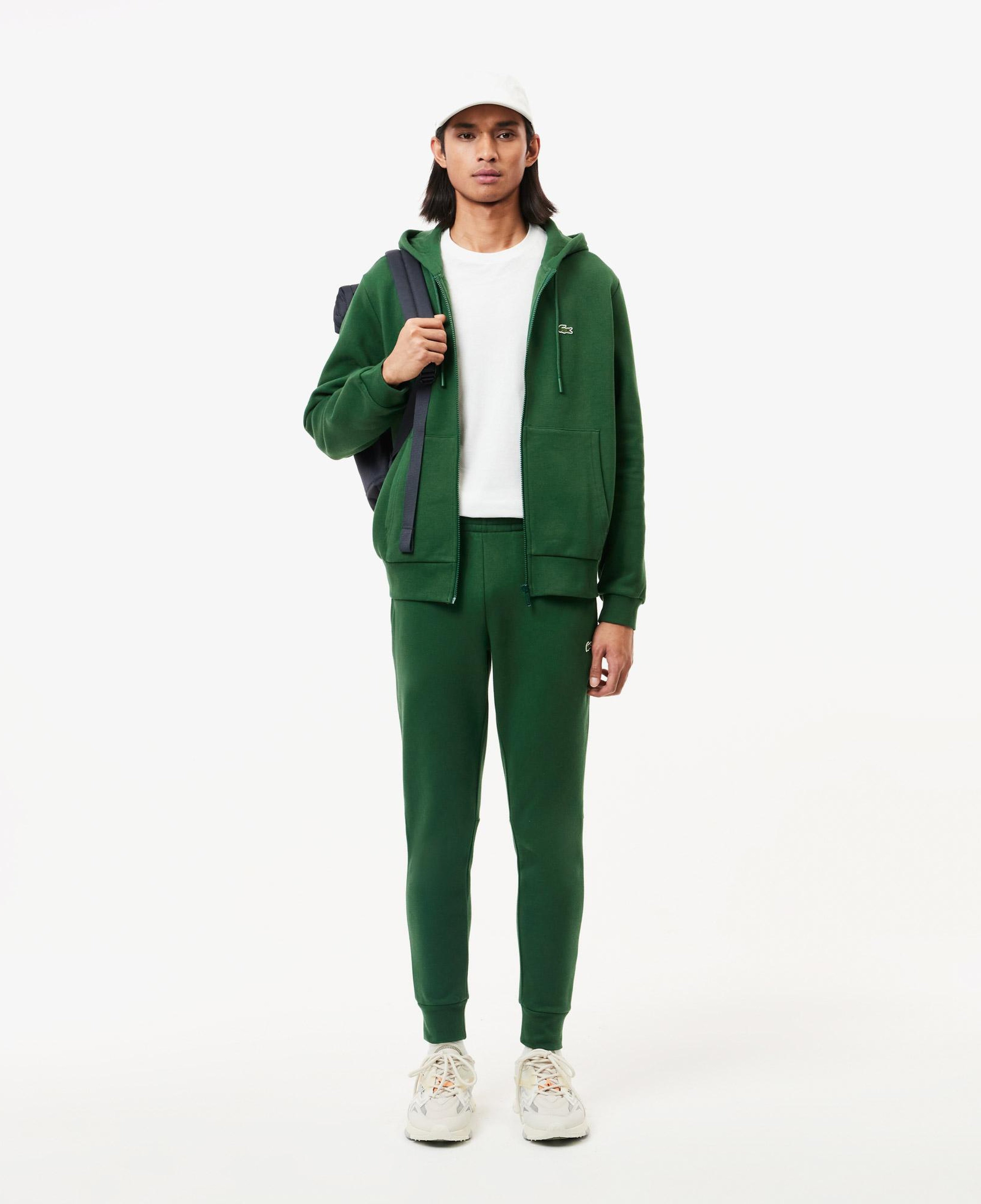Erkek Slim Fit Koyu Yeşil Eşofman Altı