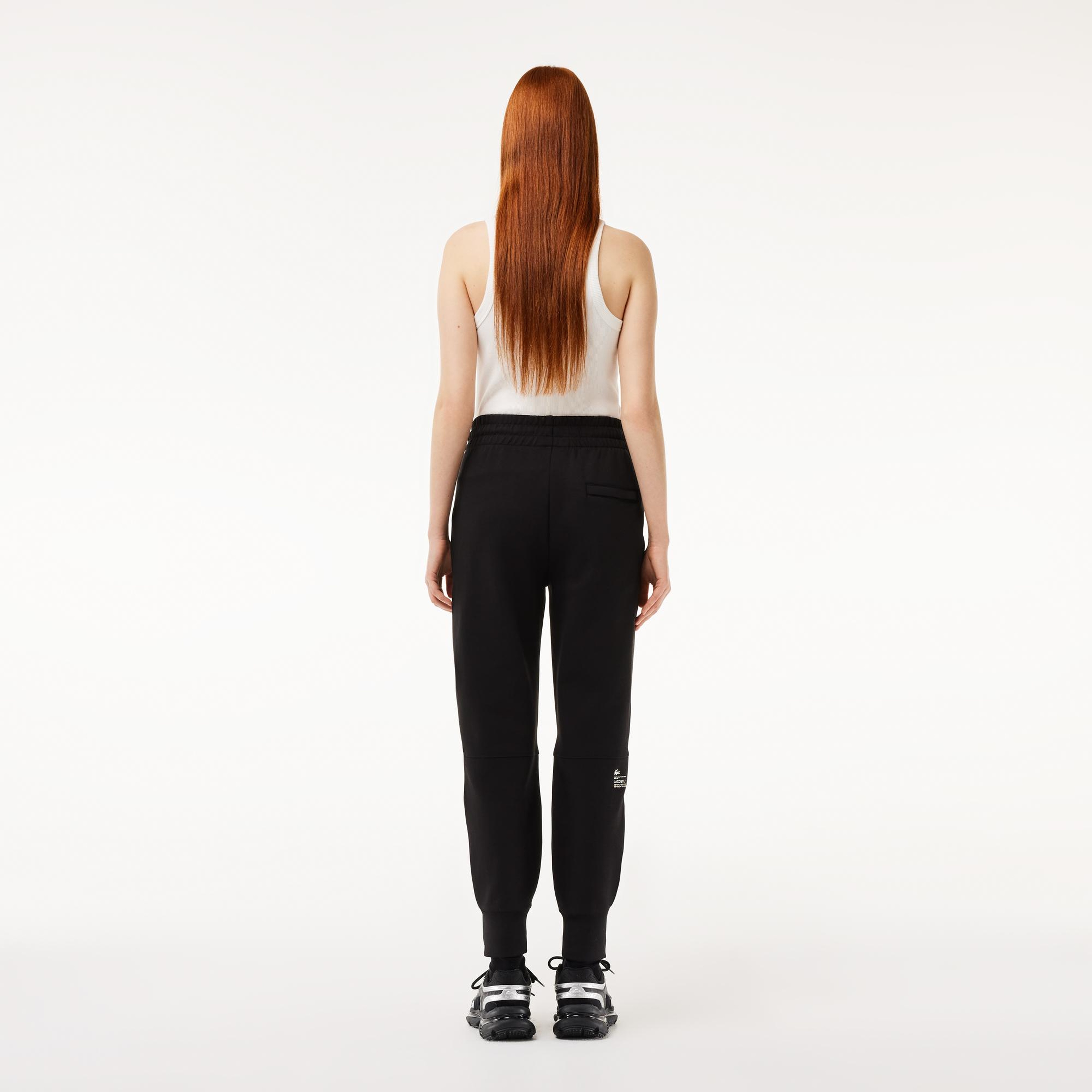 Kadın Tapered Fit Siyah Eşofman Altı