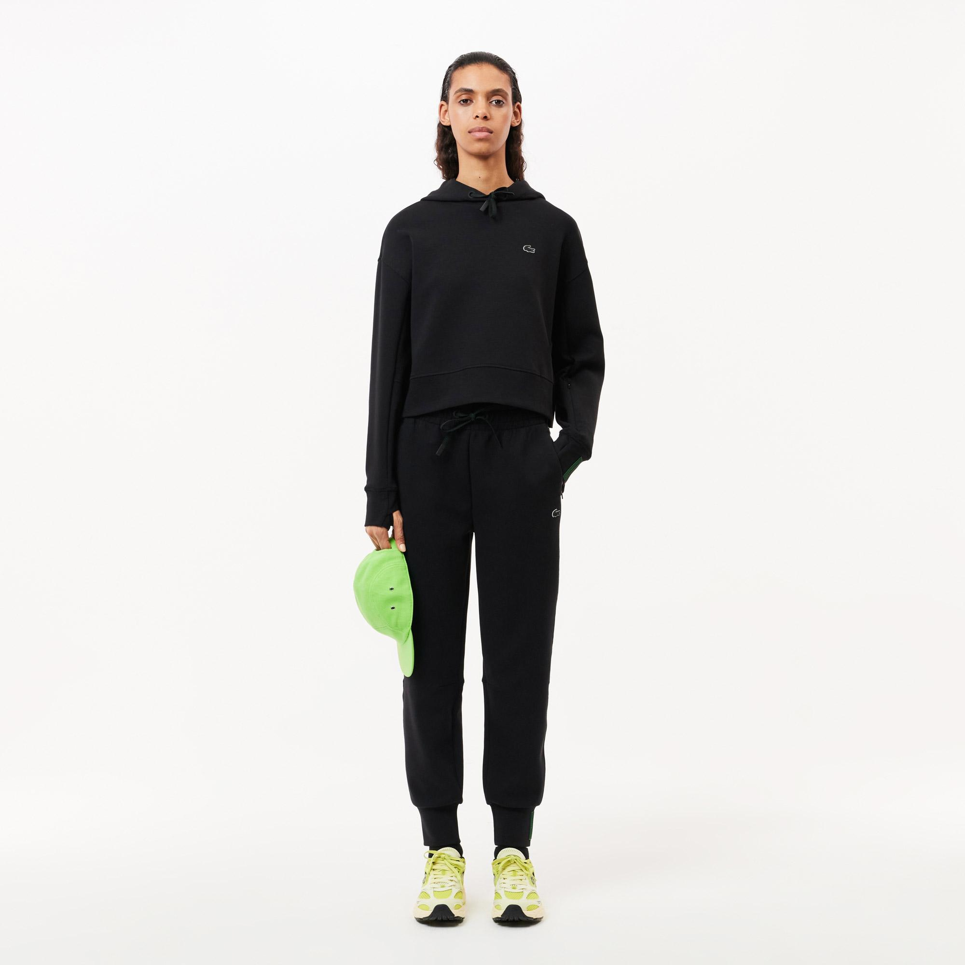 Kadın Tapered Fit Siyah Eşofman Altı