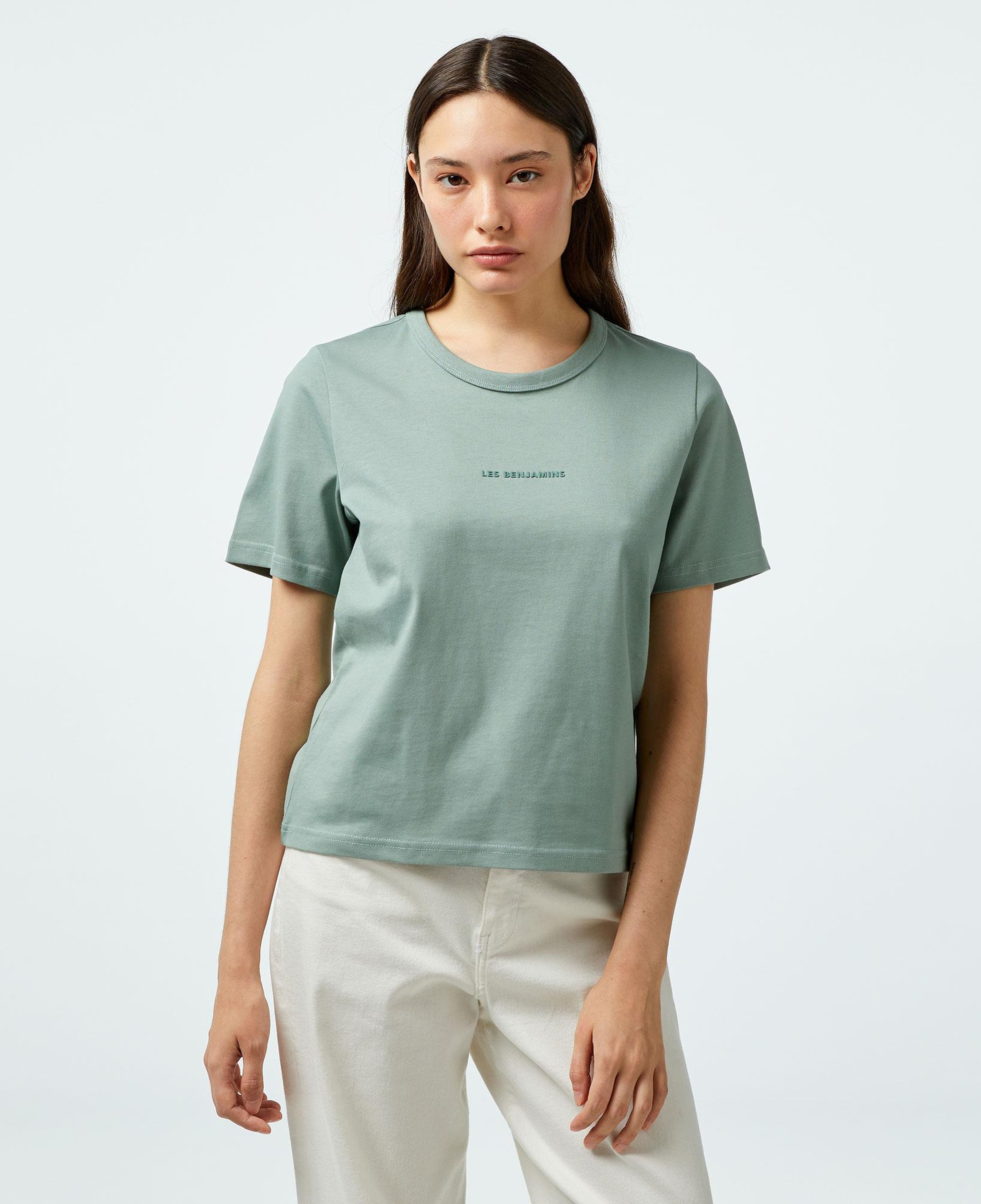 Les Benjamins Regular 404 Kadın Yeşil T-Shirt