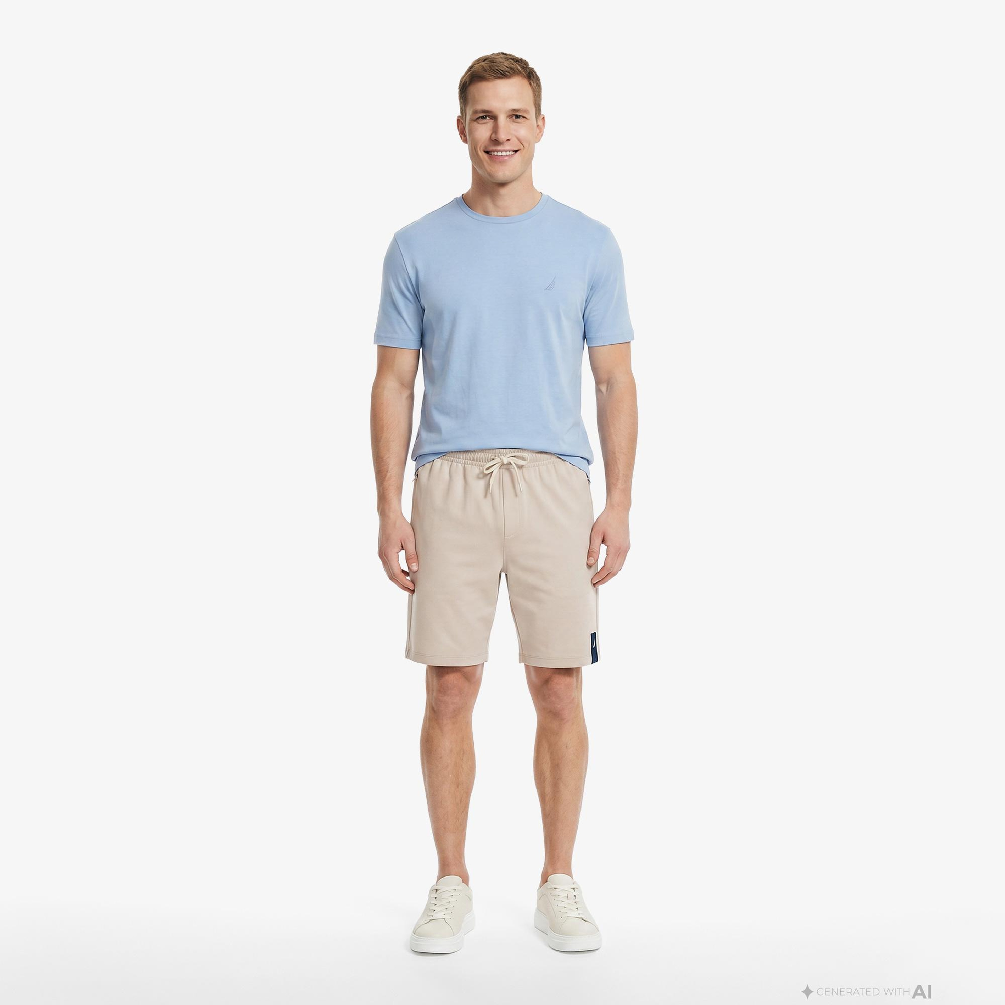 Nautica Erkek Bej Regular Fit Şort