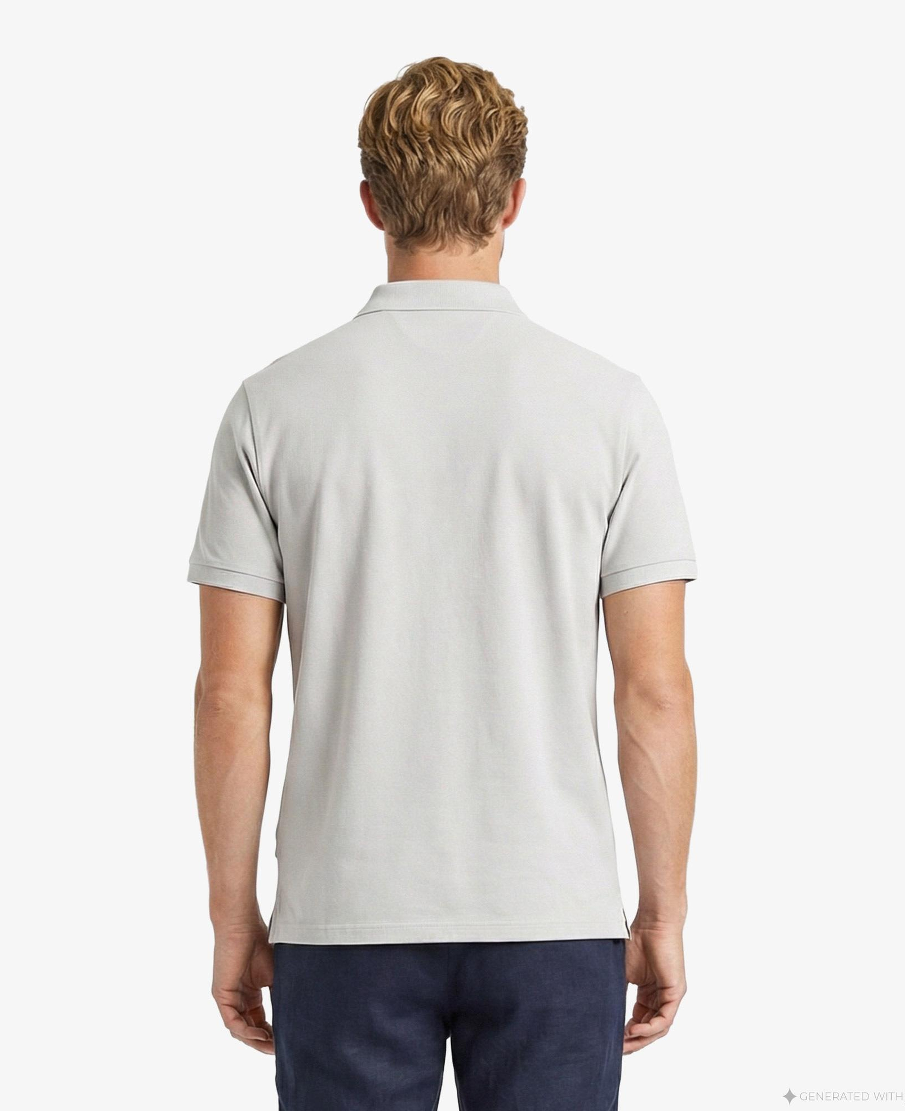 Nautica Erkek Gri Regular Fit Polo Yaka T-Shirt
