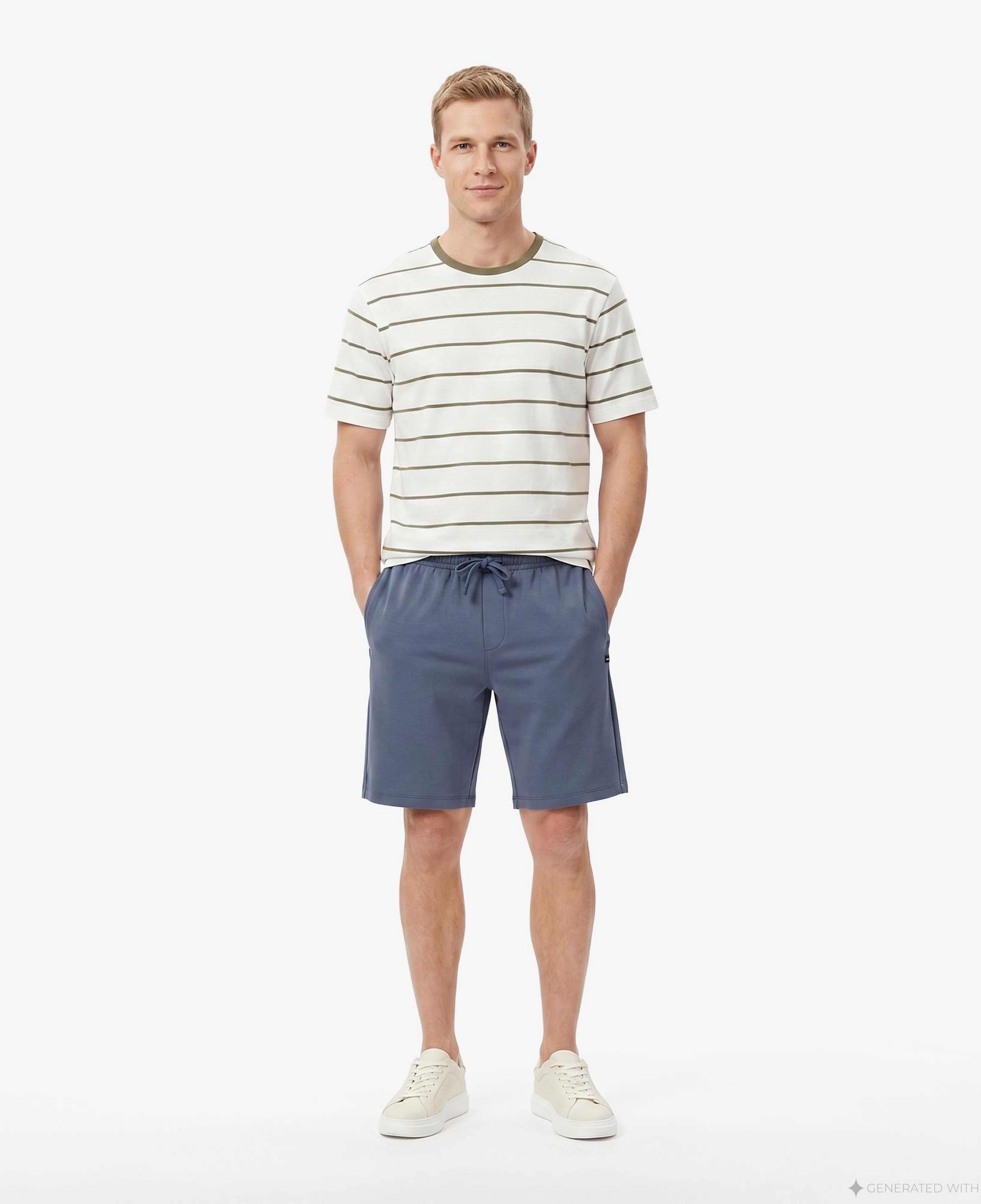 Nautica Erkek Mavi Regular Fit Şort