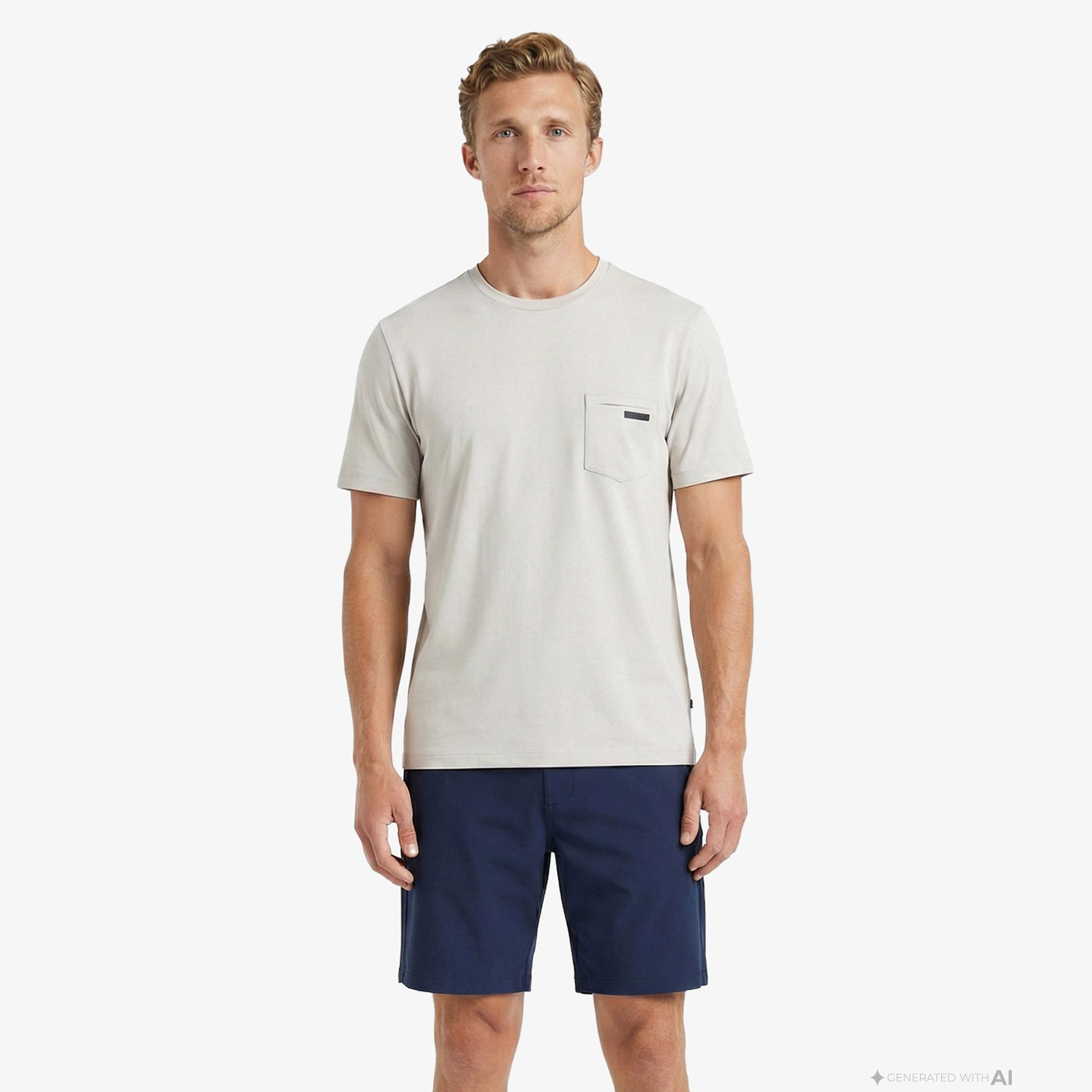 Nautica Erkek Gri Regular Fit T-Shirt