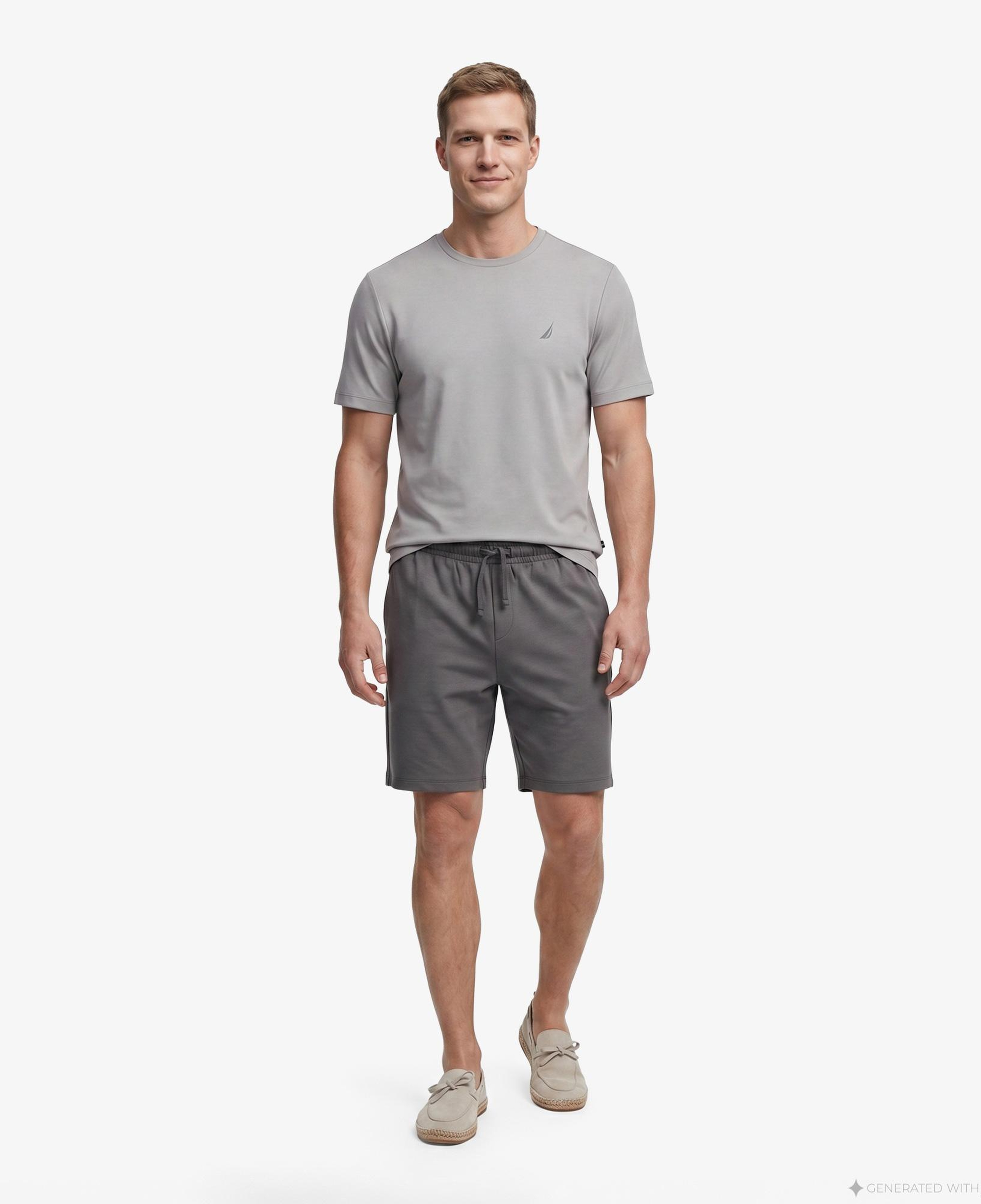 Nautica Erkek Gri Regular Fit T-Shirt