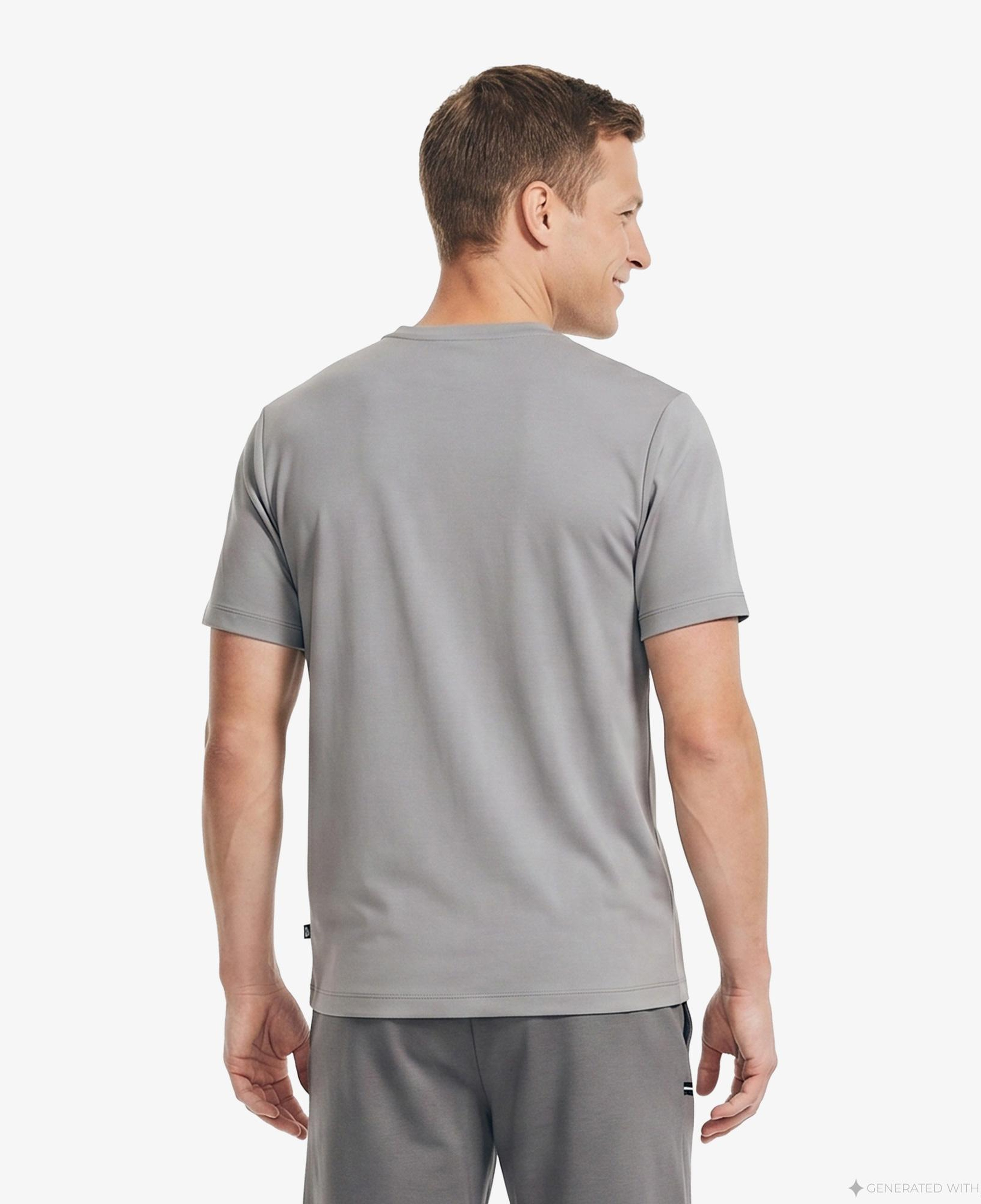 Nautica Erkek Gri Regular Fit T-Shirt
