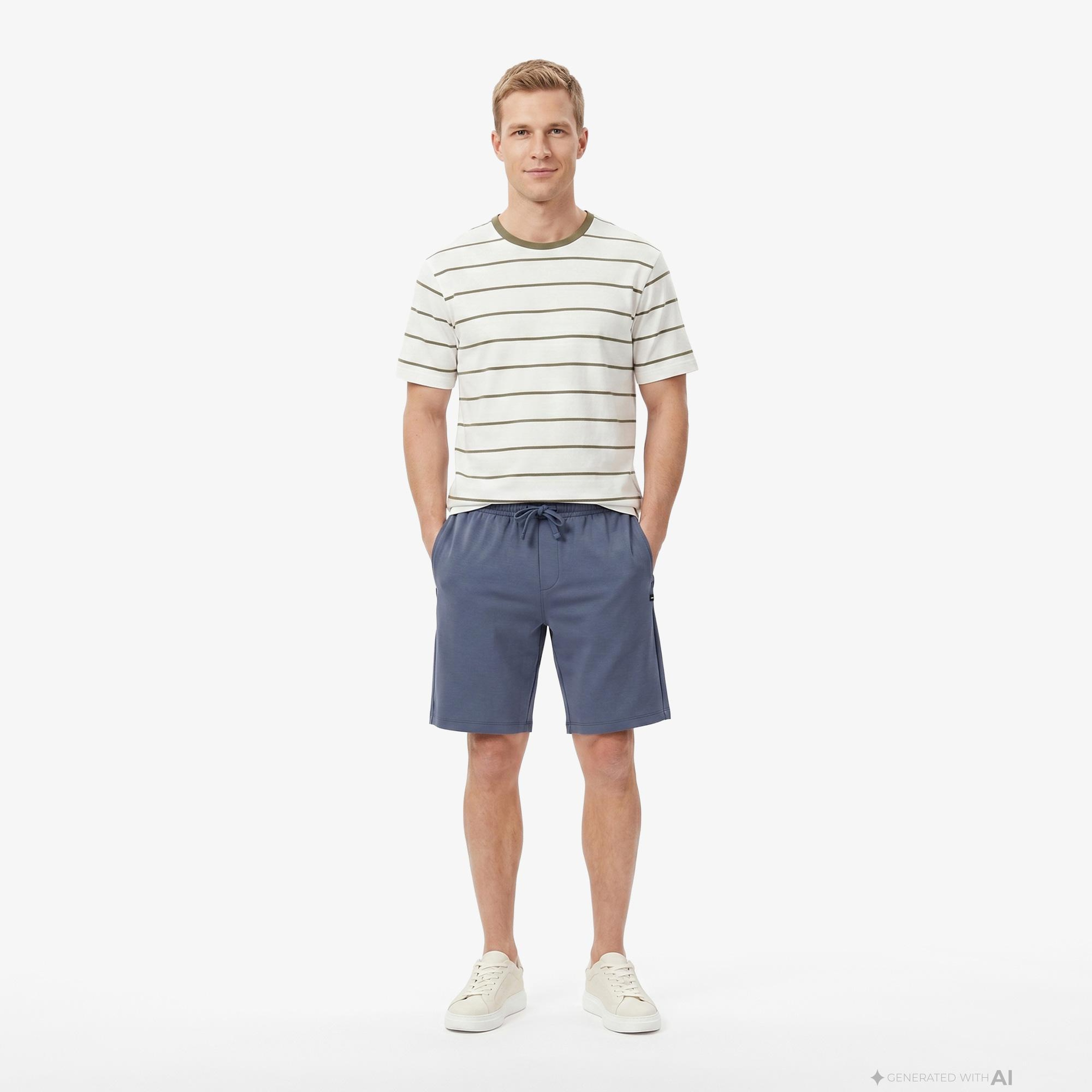 Nautica Erkek Mavi Regular Fit Şort