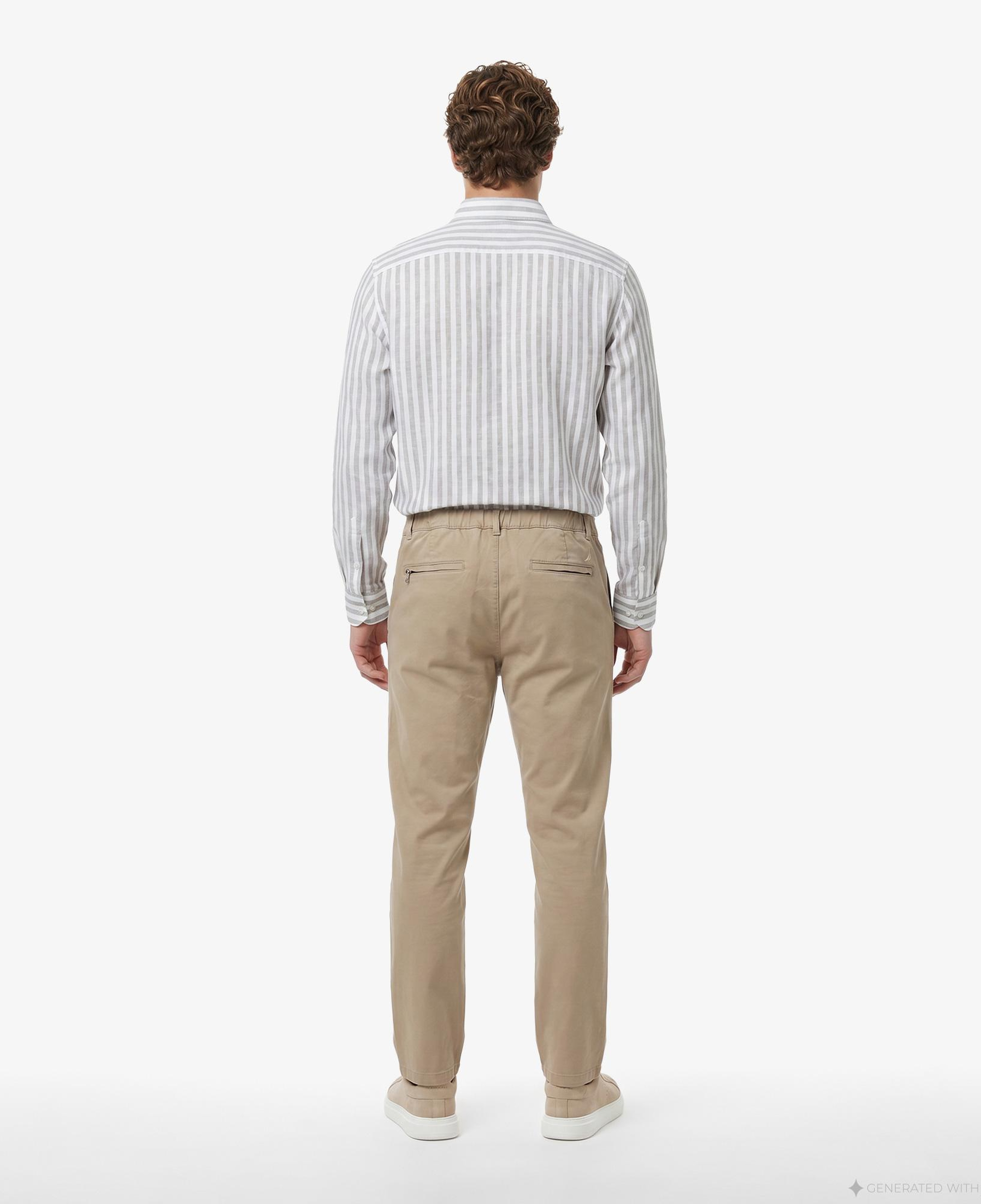 Nautica Erkek Kahverengi Regular Fit Pantolon