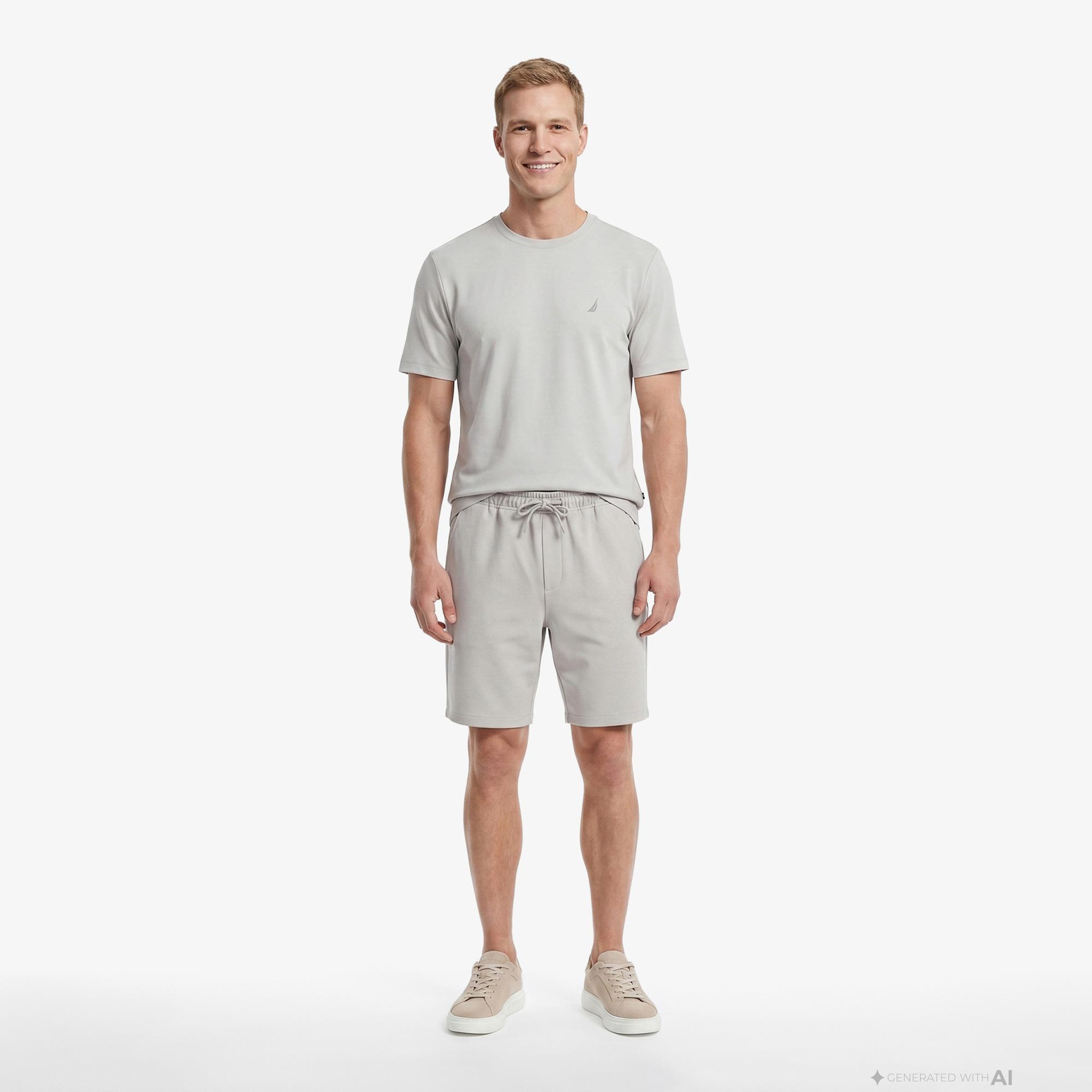 Nautica Erkek Gri Regular Fit Şort