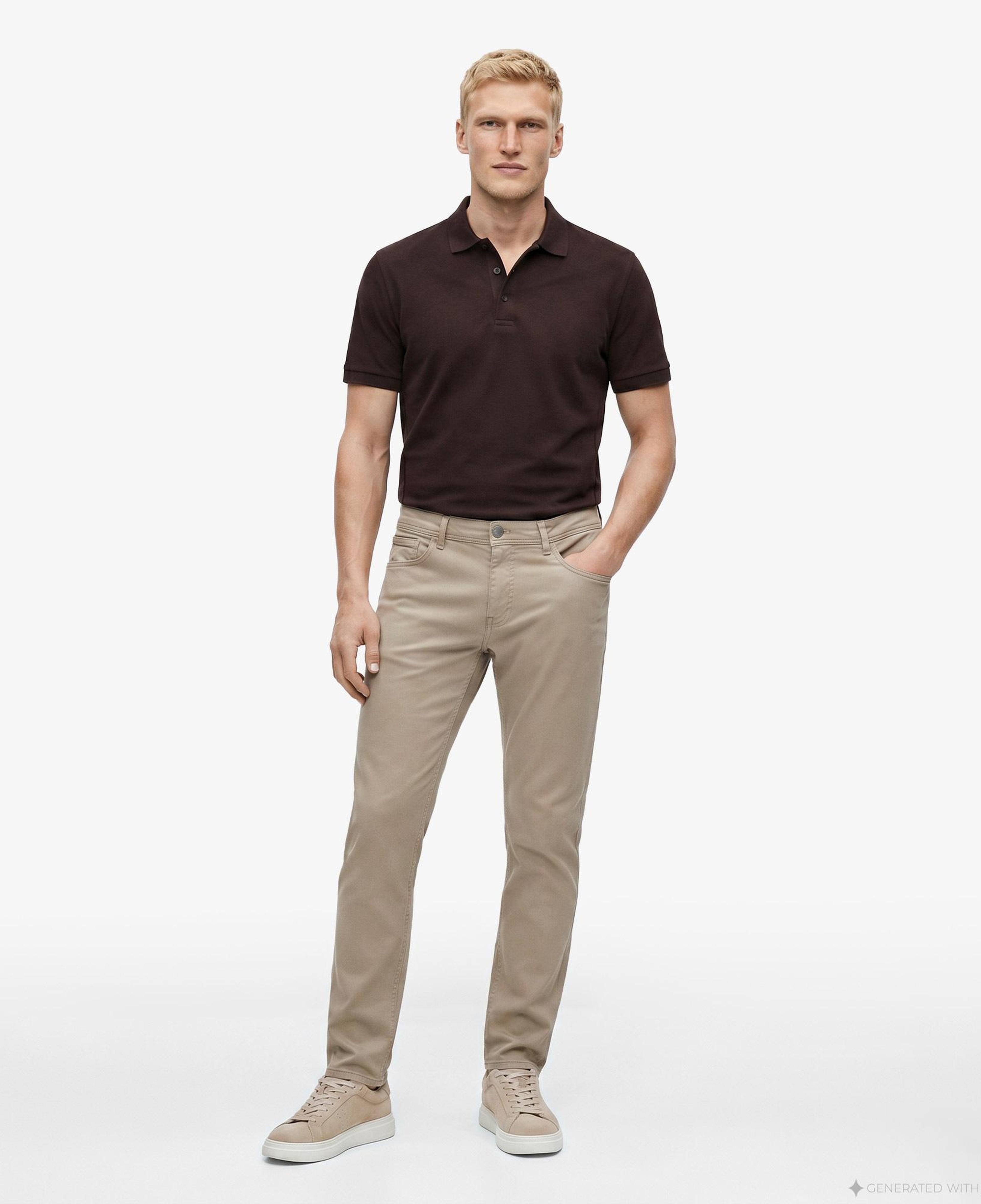 Nautica Erkek Kahverengi Slim Fit Pantolon