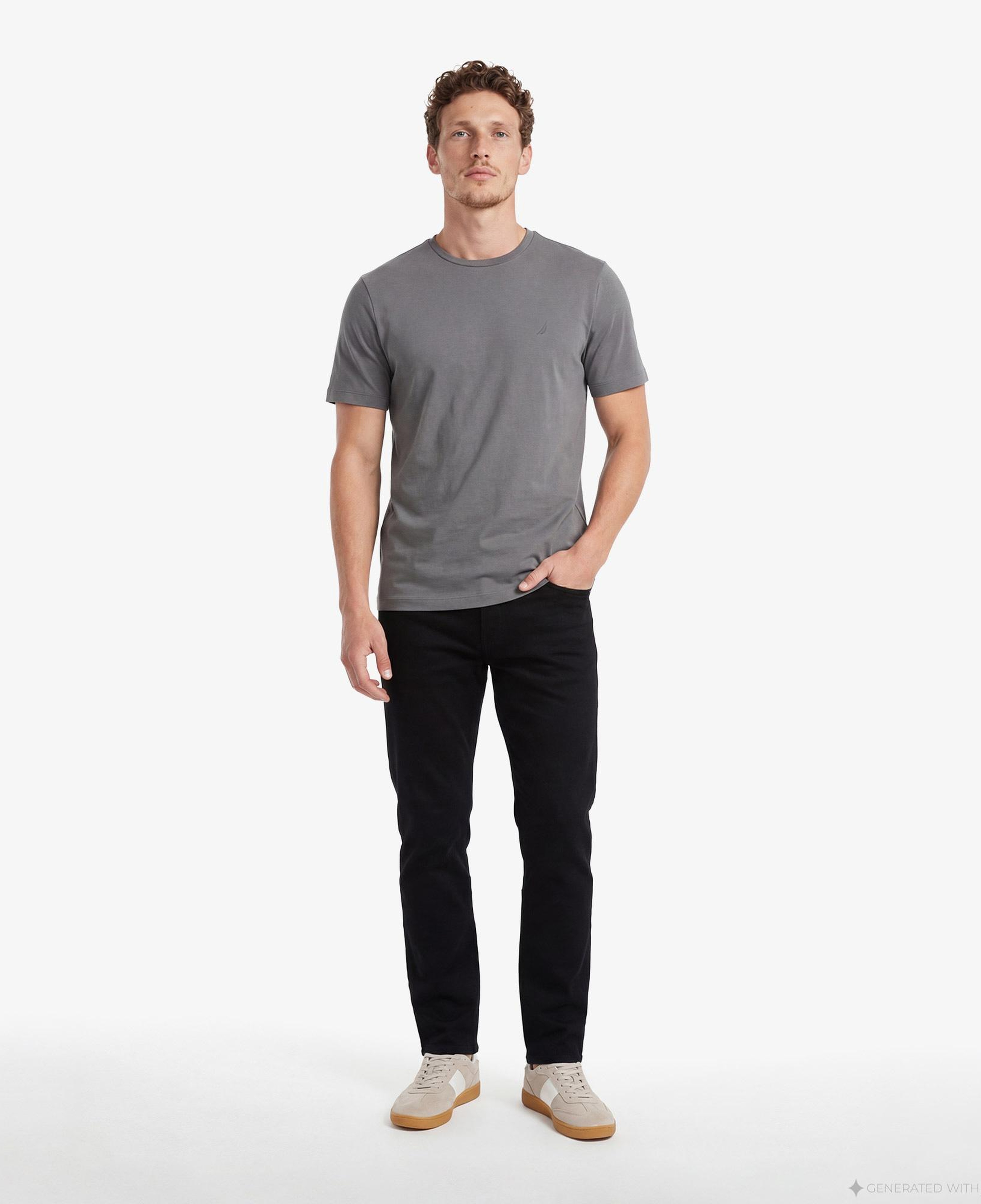 Nautica Erkek Siyah Tapered Denim Pantolon