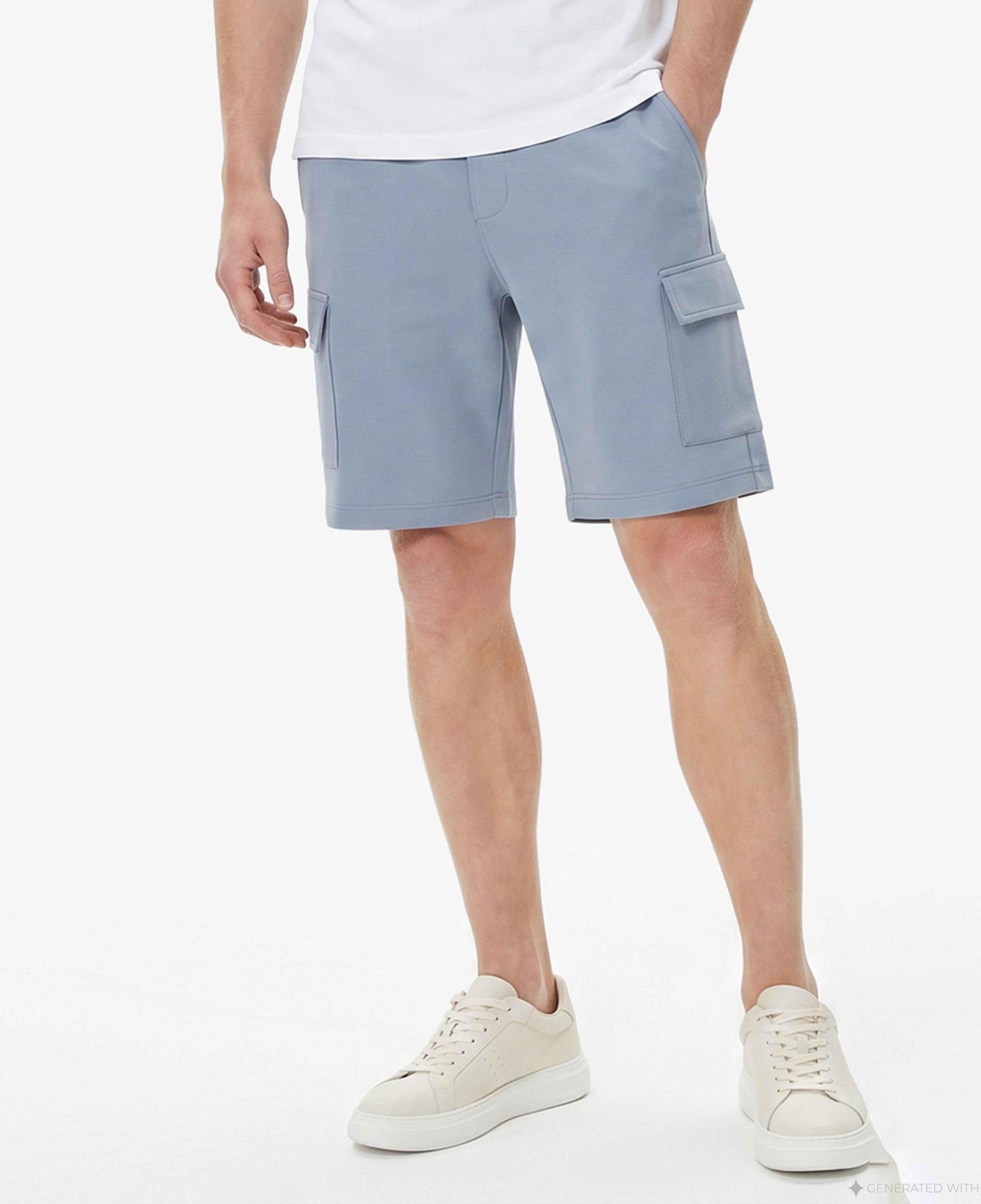 Nautica Erkek Mavi Regular Fit Kargo Şort
