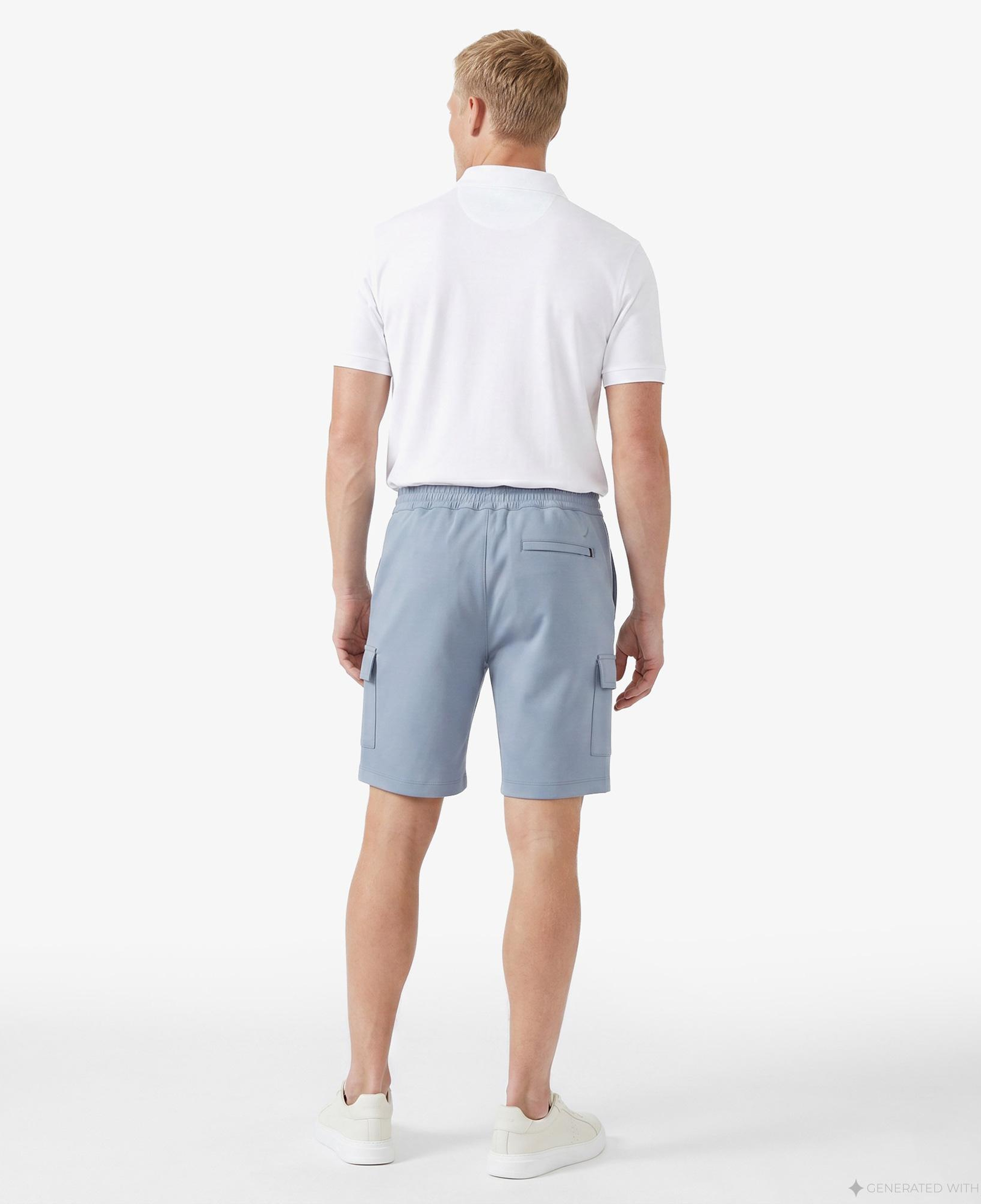 Nautica Erkek Mavi Regular Fit Kargo Şort
