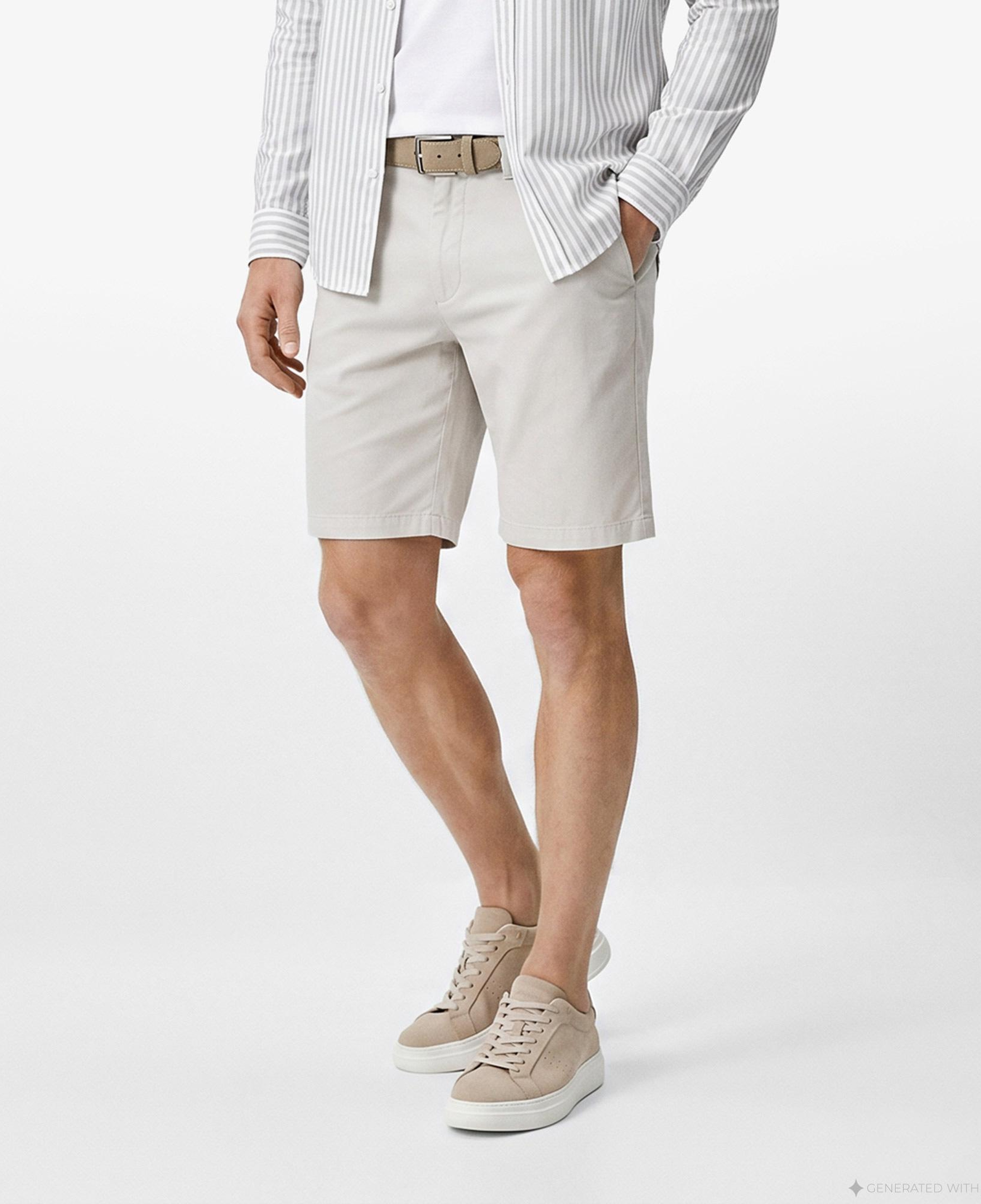 Nautica Erkek Gri Regular Fit Şort