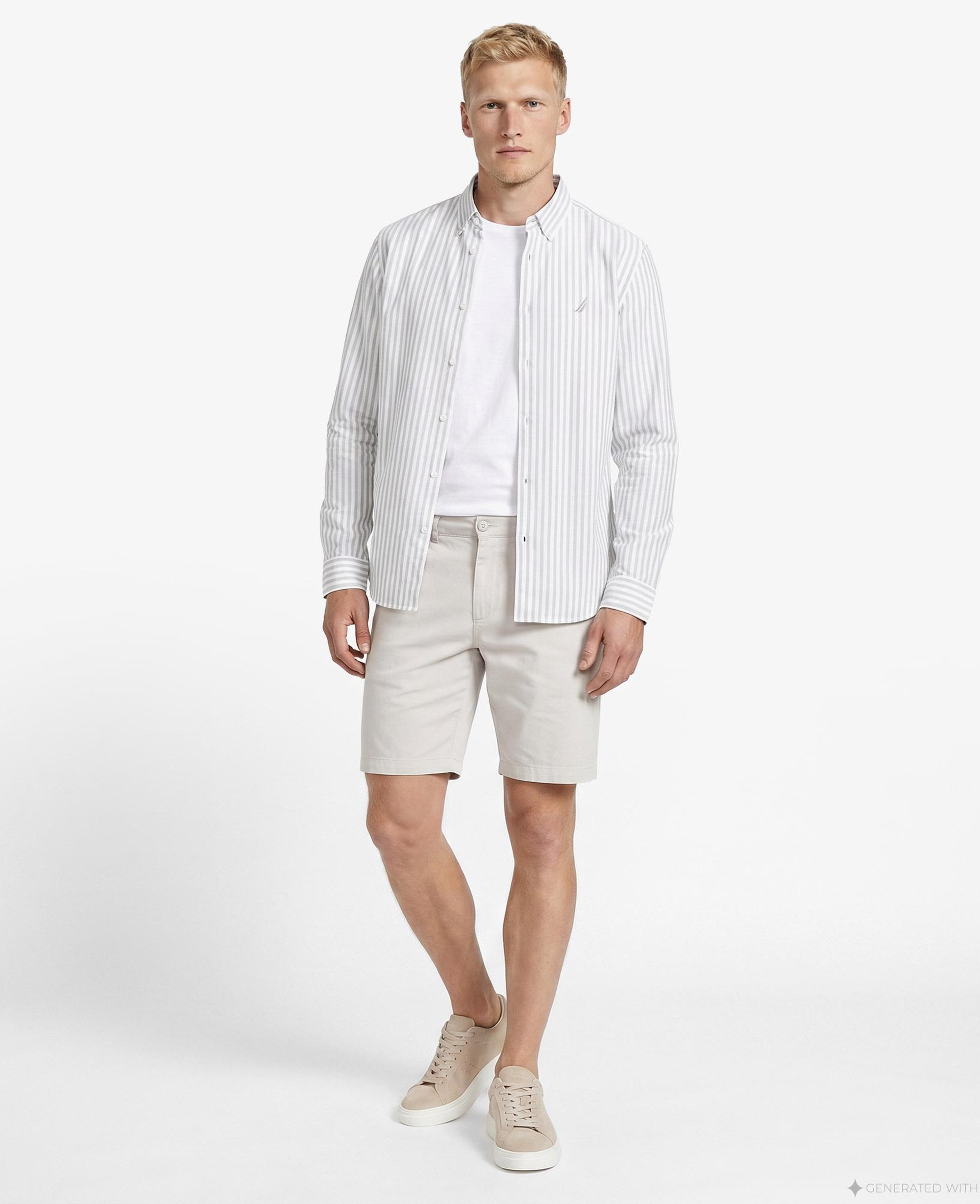 Nautica Erkek Gri Regular Fit Şort